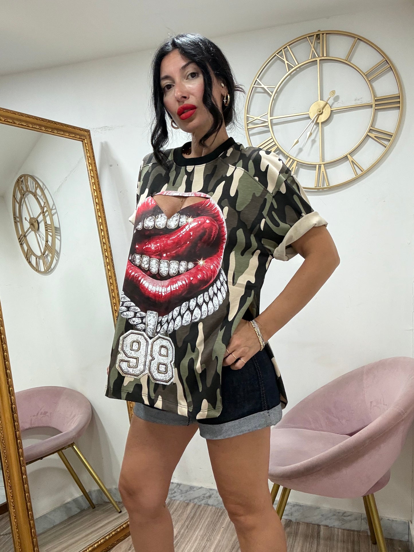 Max shirt bocca mimetica 5105