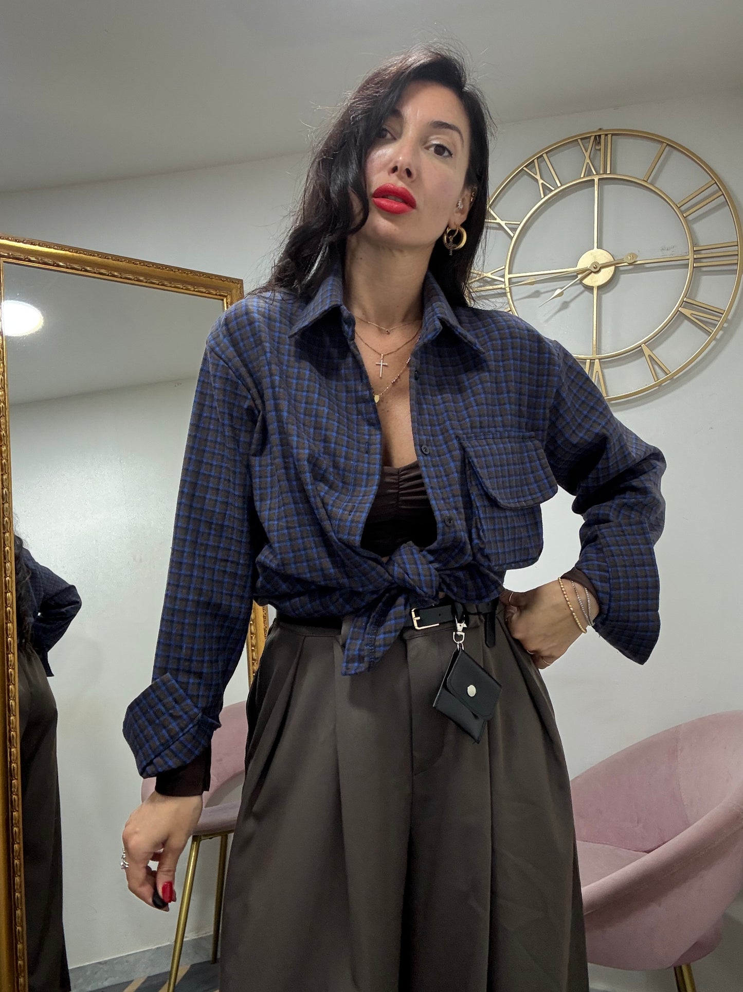 Camicia flanella tascone 793