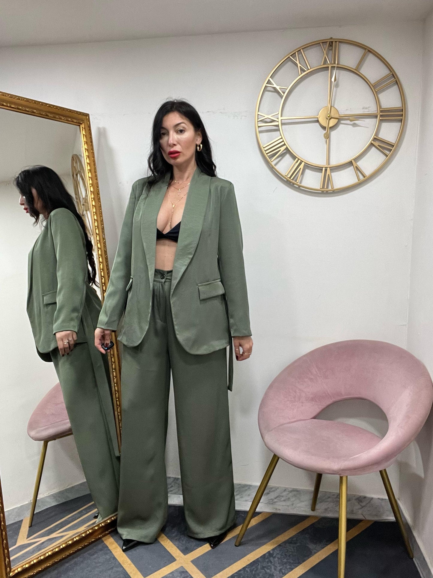 Tailleur satin 906