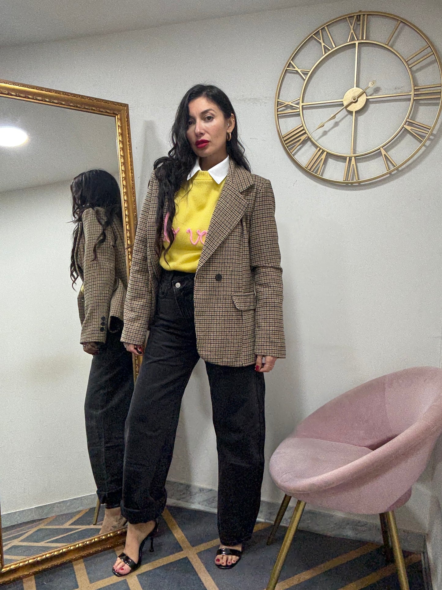 Giacca doppio petto 1 bottone 962