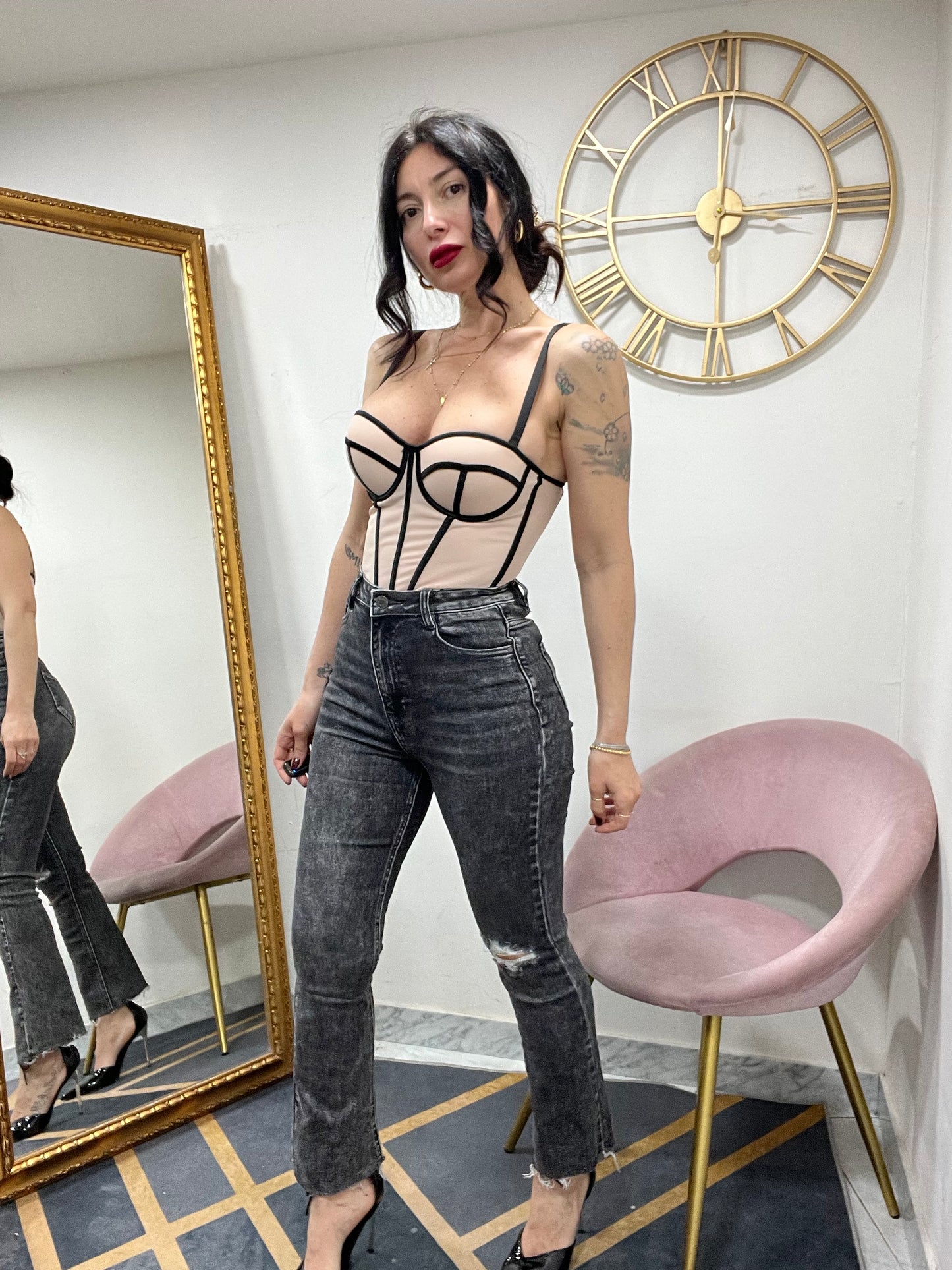 Jeans 3/4 zampetta 5-13