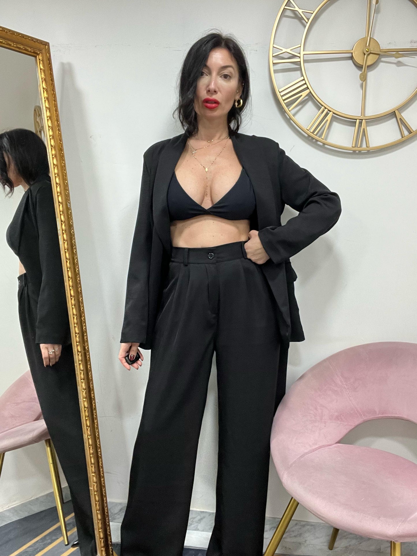 Tailleur satin 906