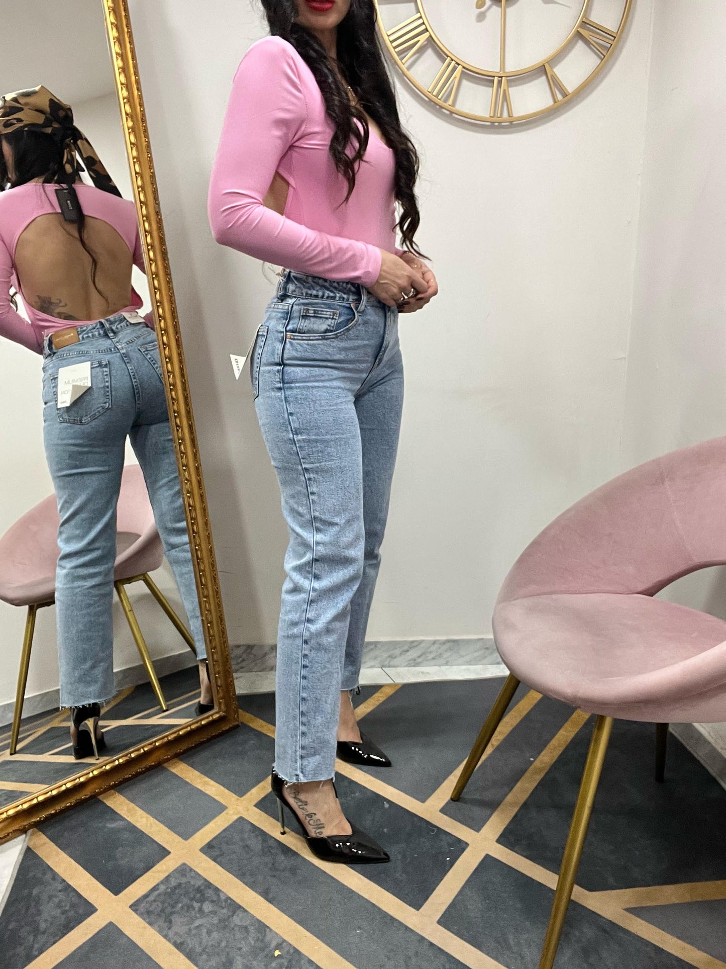 Jeans gamba diritta