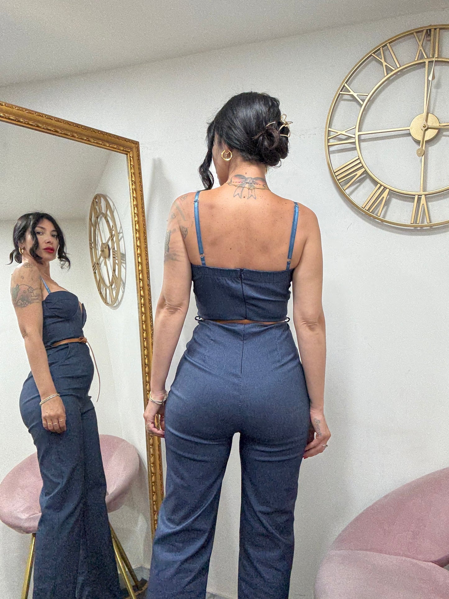 Tuta Denim steccata 563