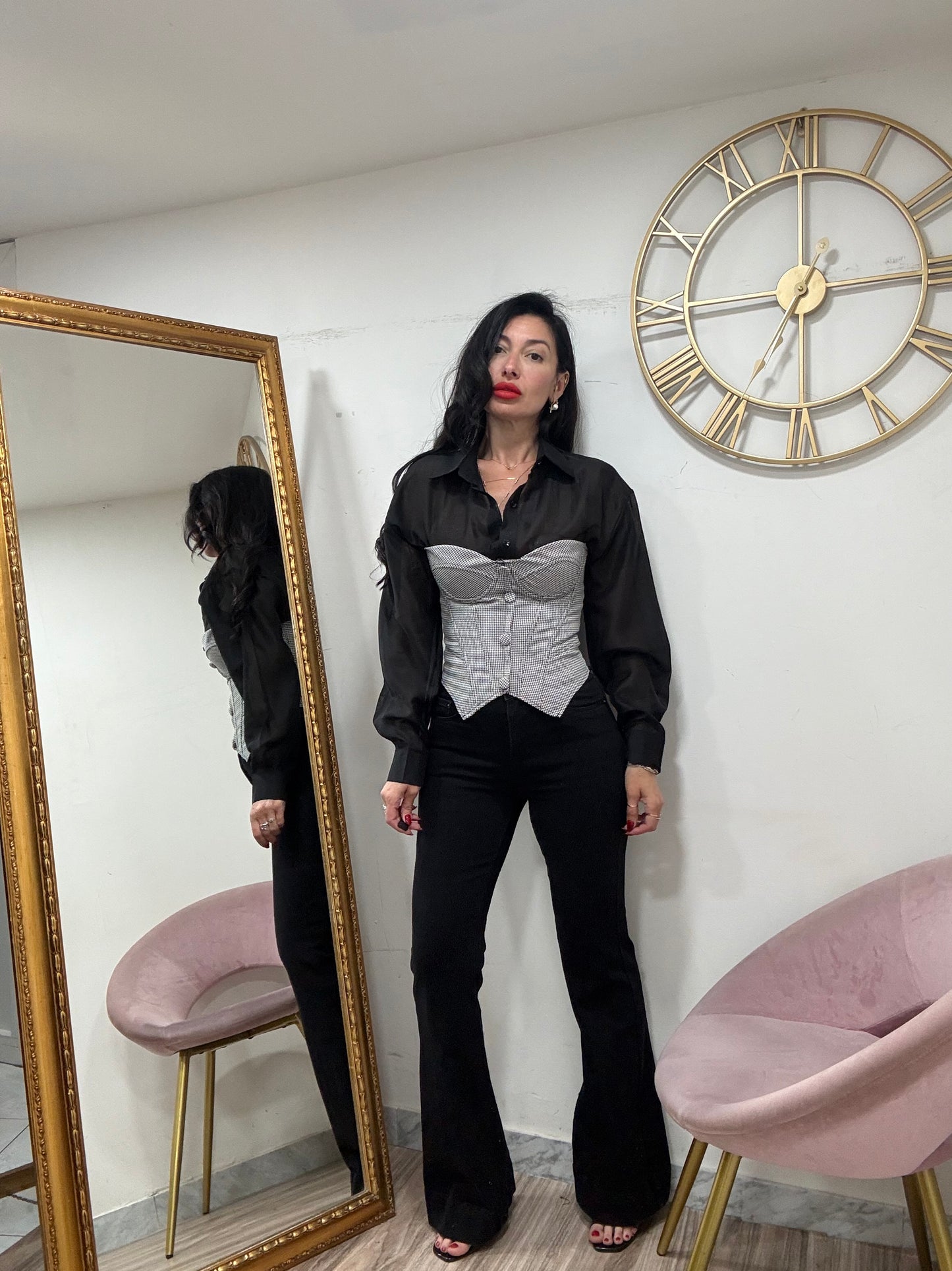 Corsetto steccato piedi pull