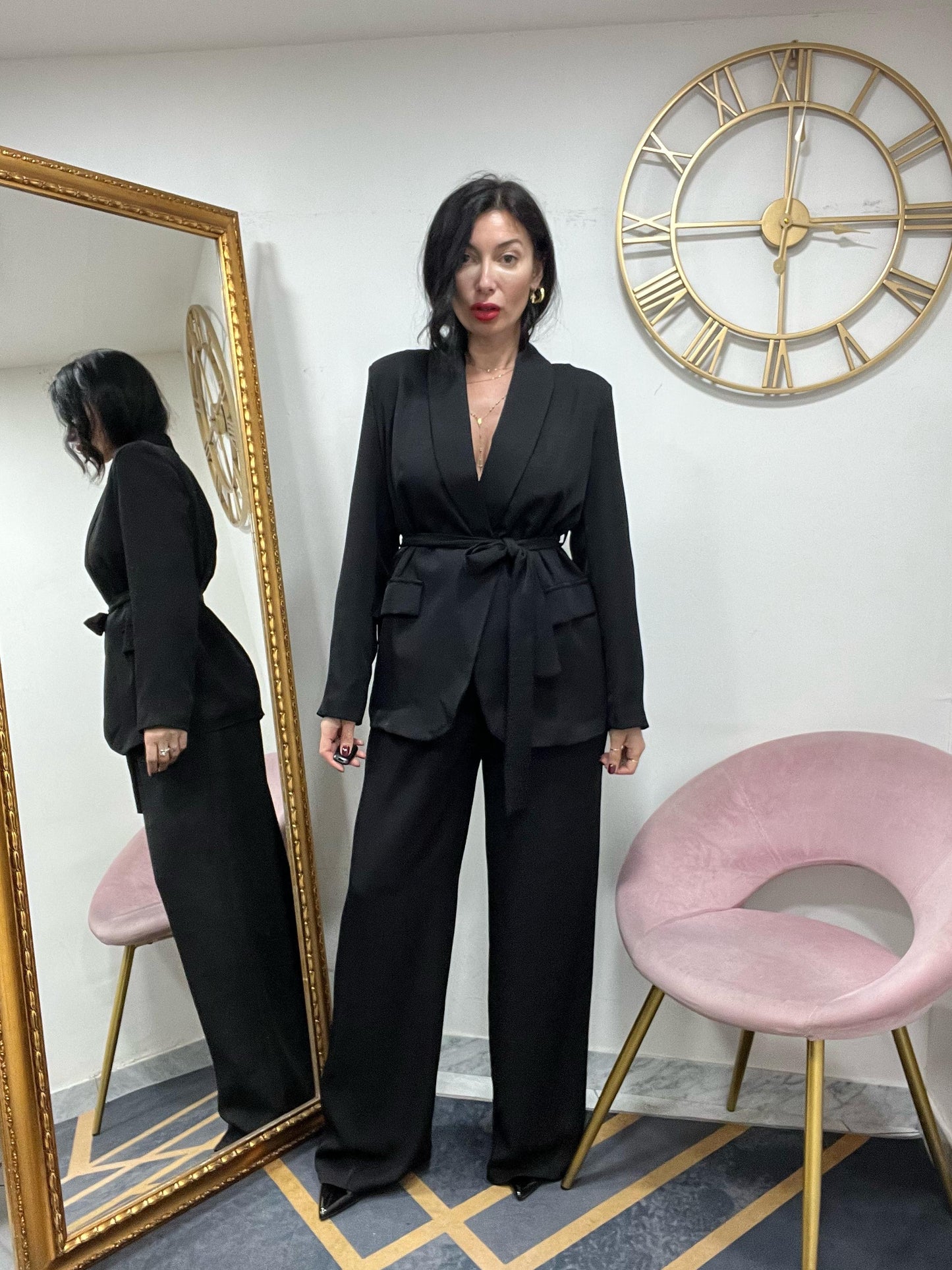 Tailleur satin 906
