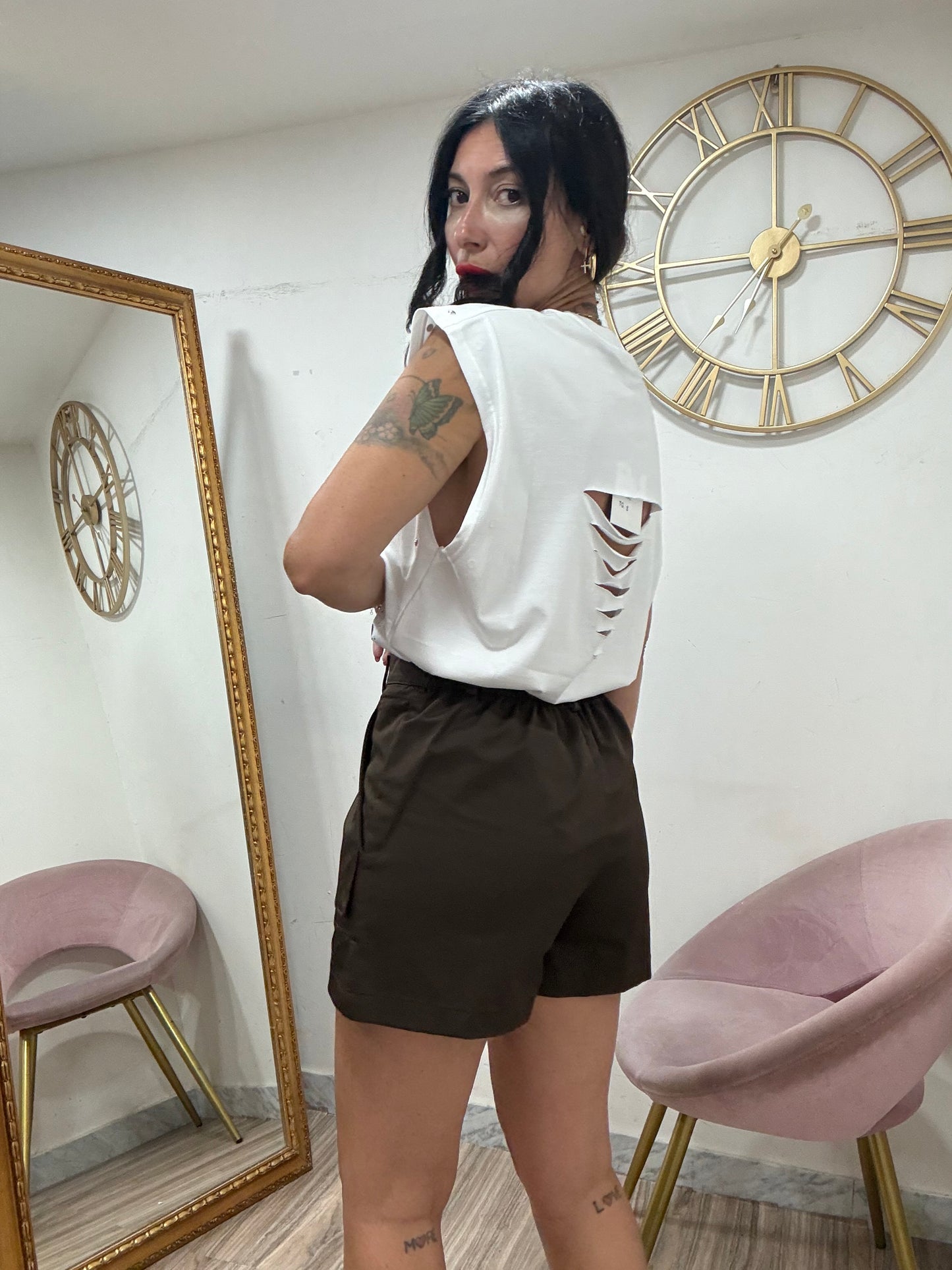 Short doppia tasca Just west 030