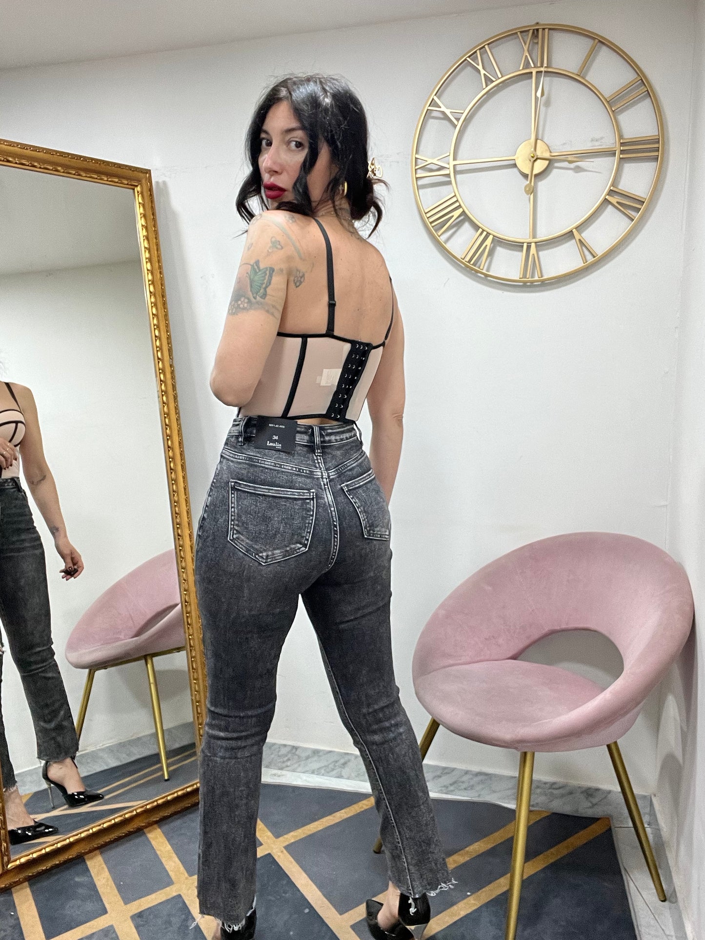 Jeans 3/4 zampetta 5-13