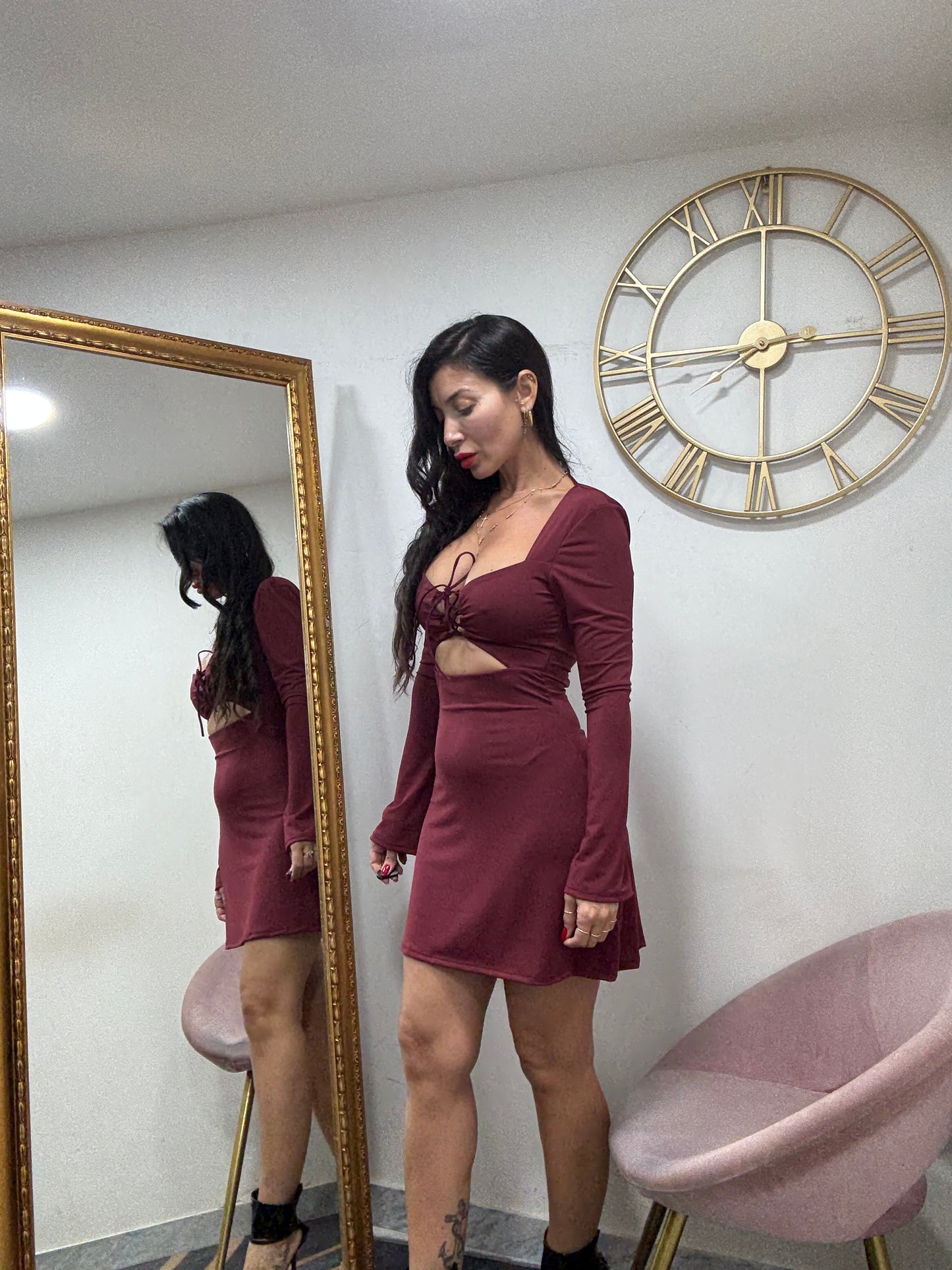 Dress mini doppio intreccio 540