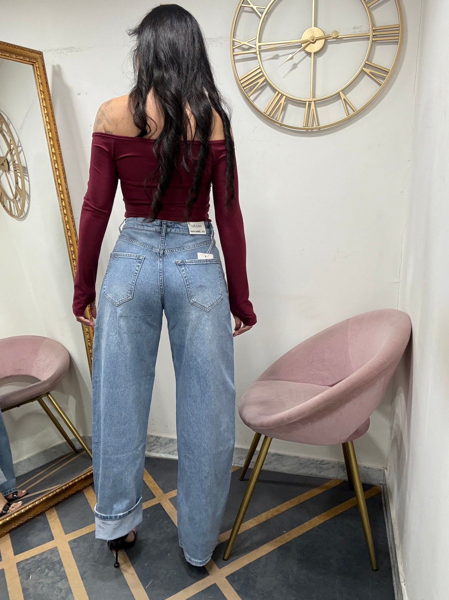 Jeans risvolto bustino 121