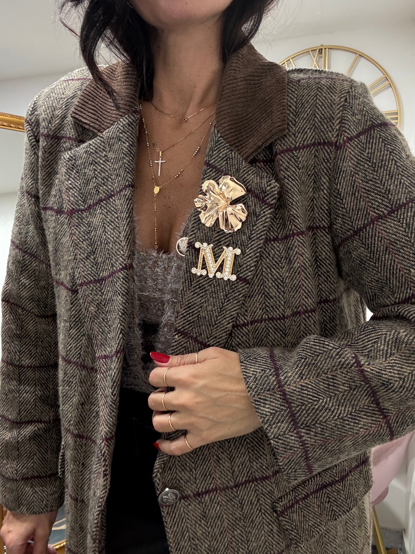 Giacca collo velluto 869