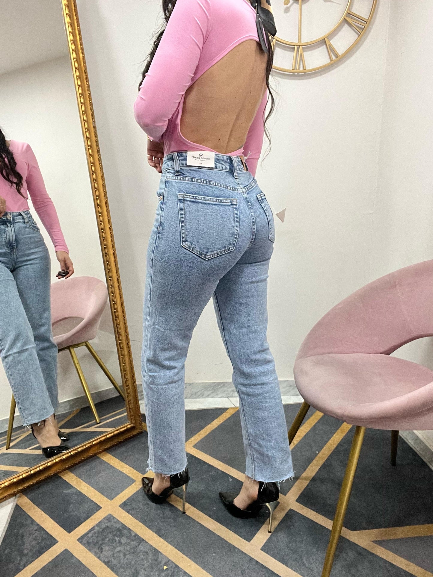Jeans gamba diritta