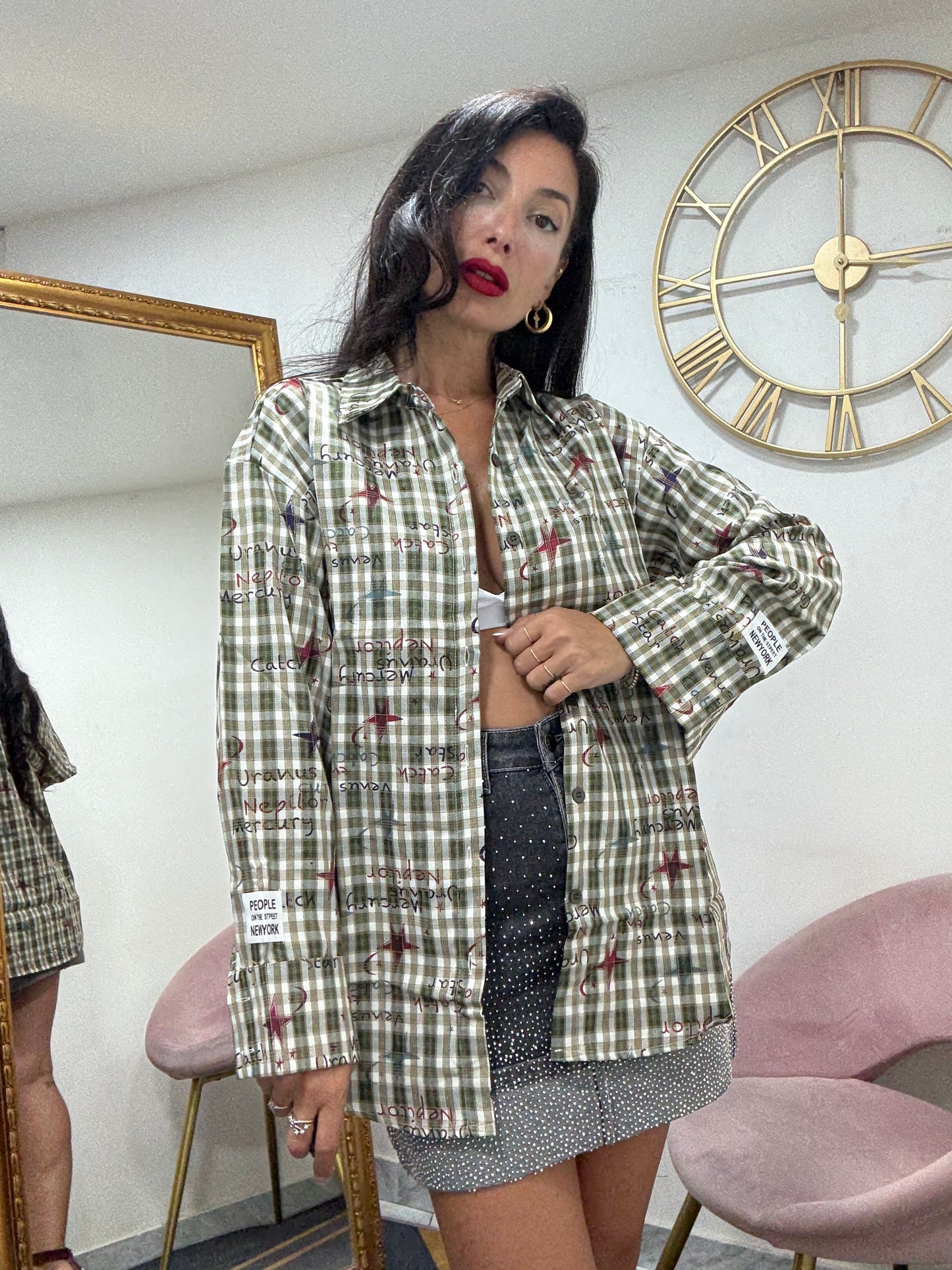 Camicia quadri 58-2#
