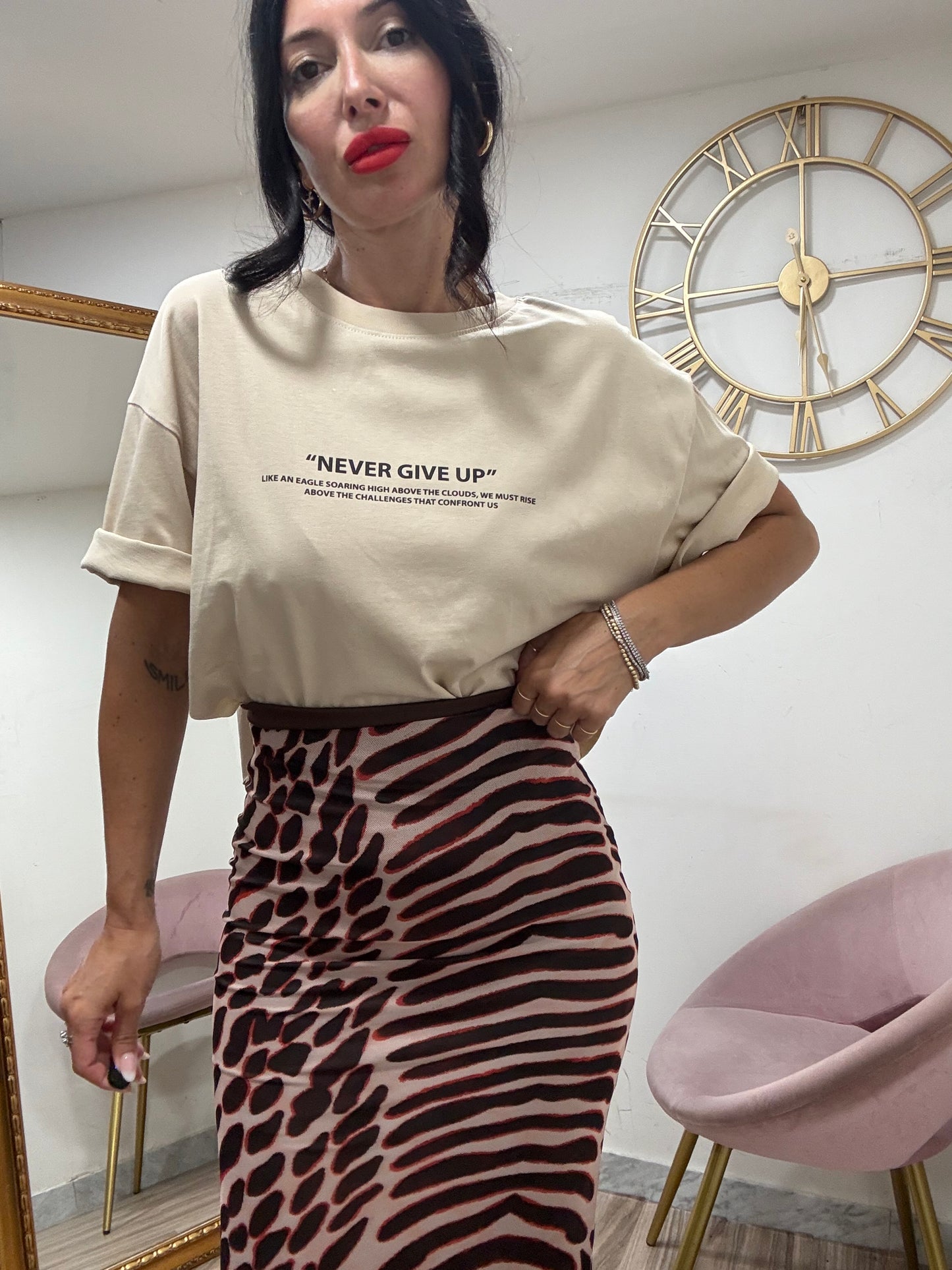 Shirt crop acquila 100
