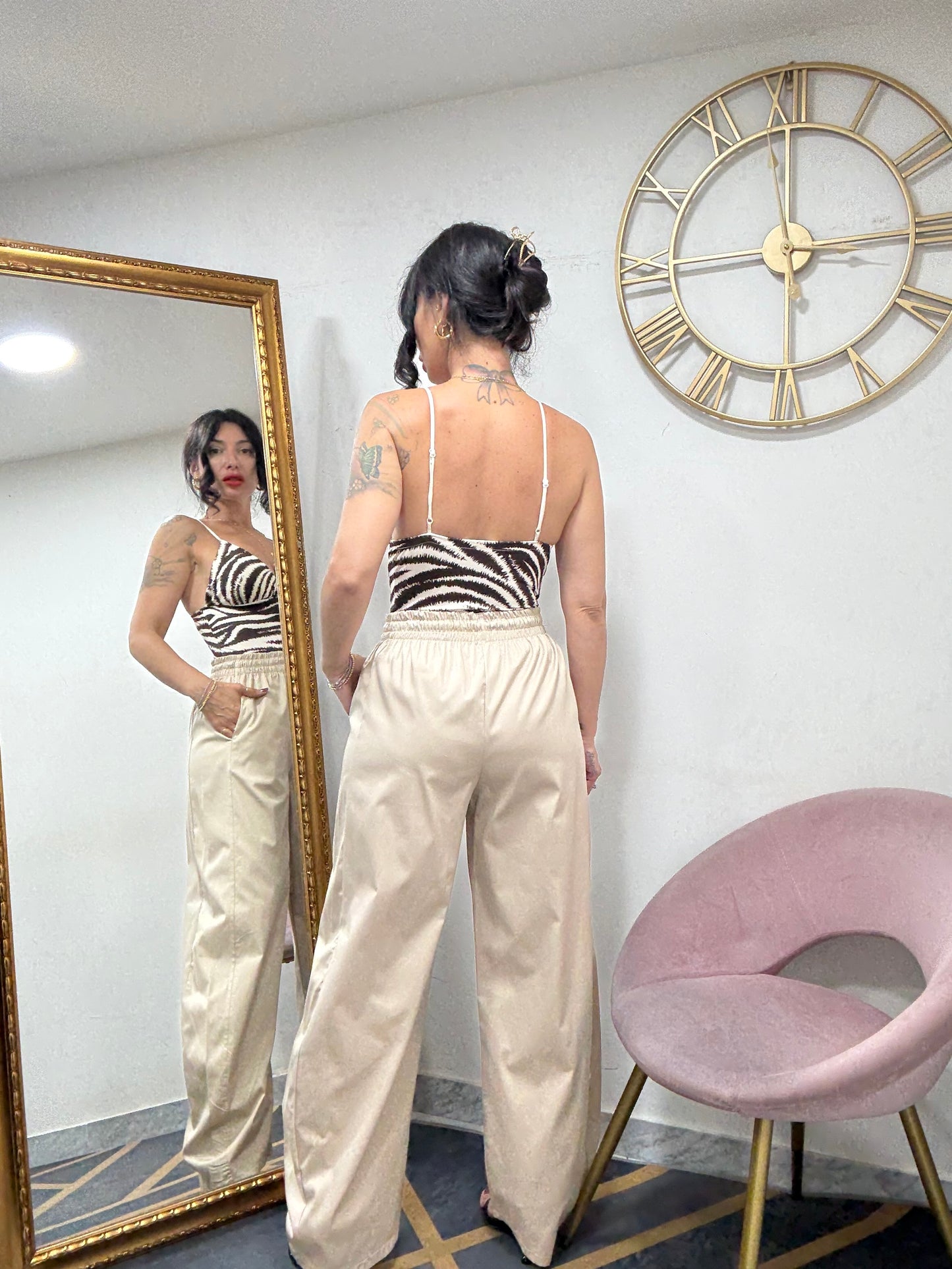 Pantalone ballon cotone 638