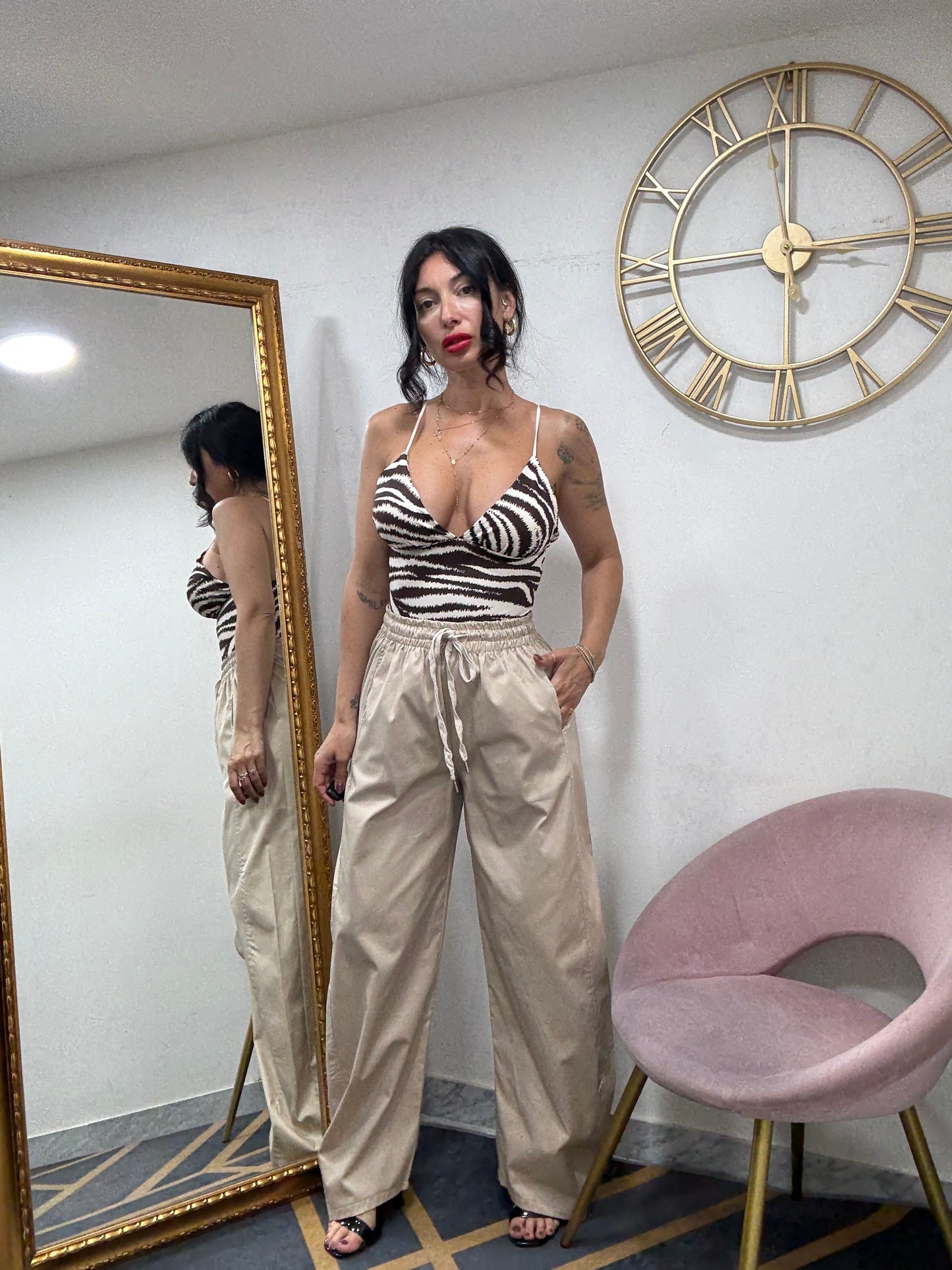 Pantalone ballon cotone 638