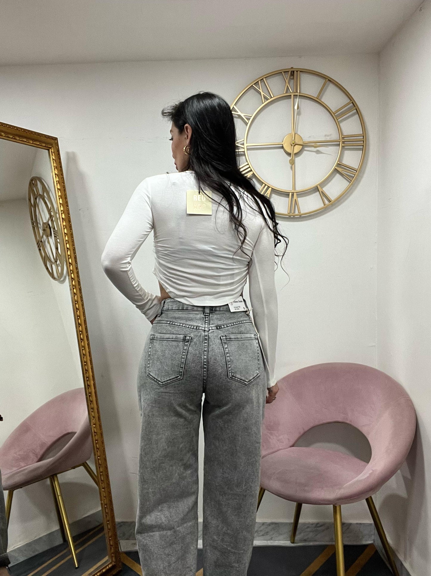 Shirt manica lunga crop