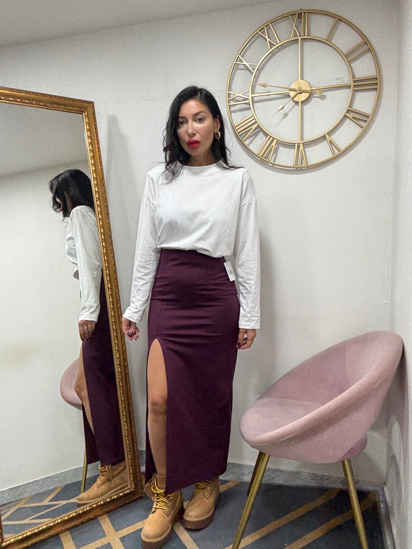 Shirt spallin manica lunga basic 516