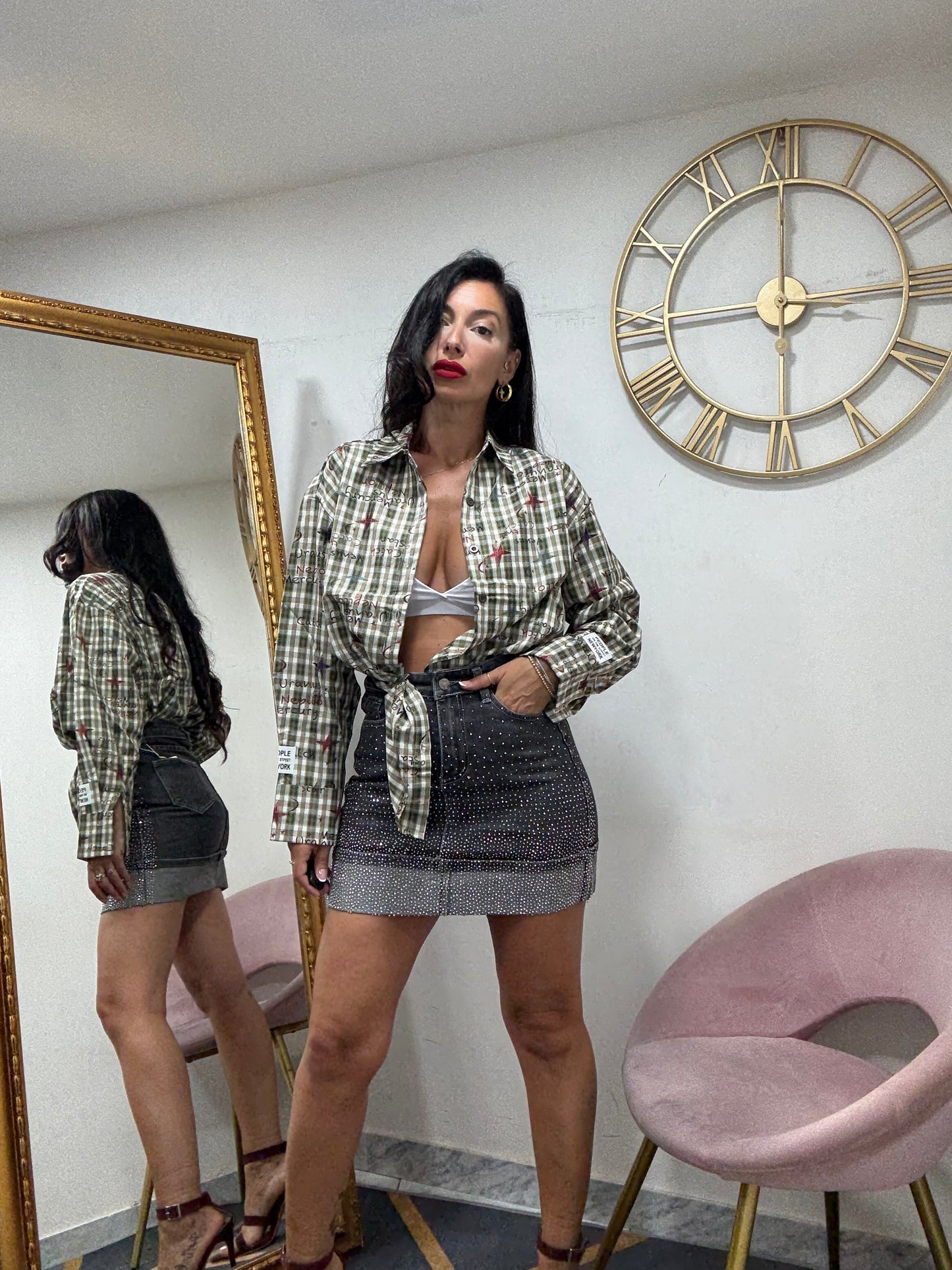 Camicia quadri 58-2#