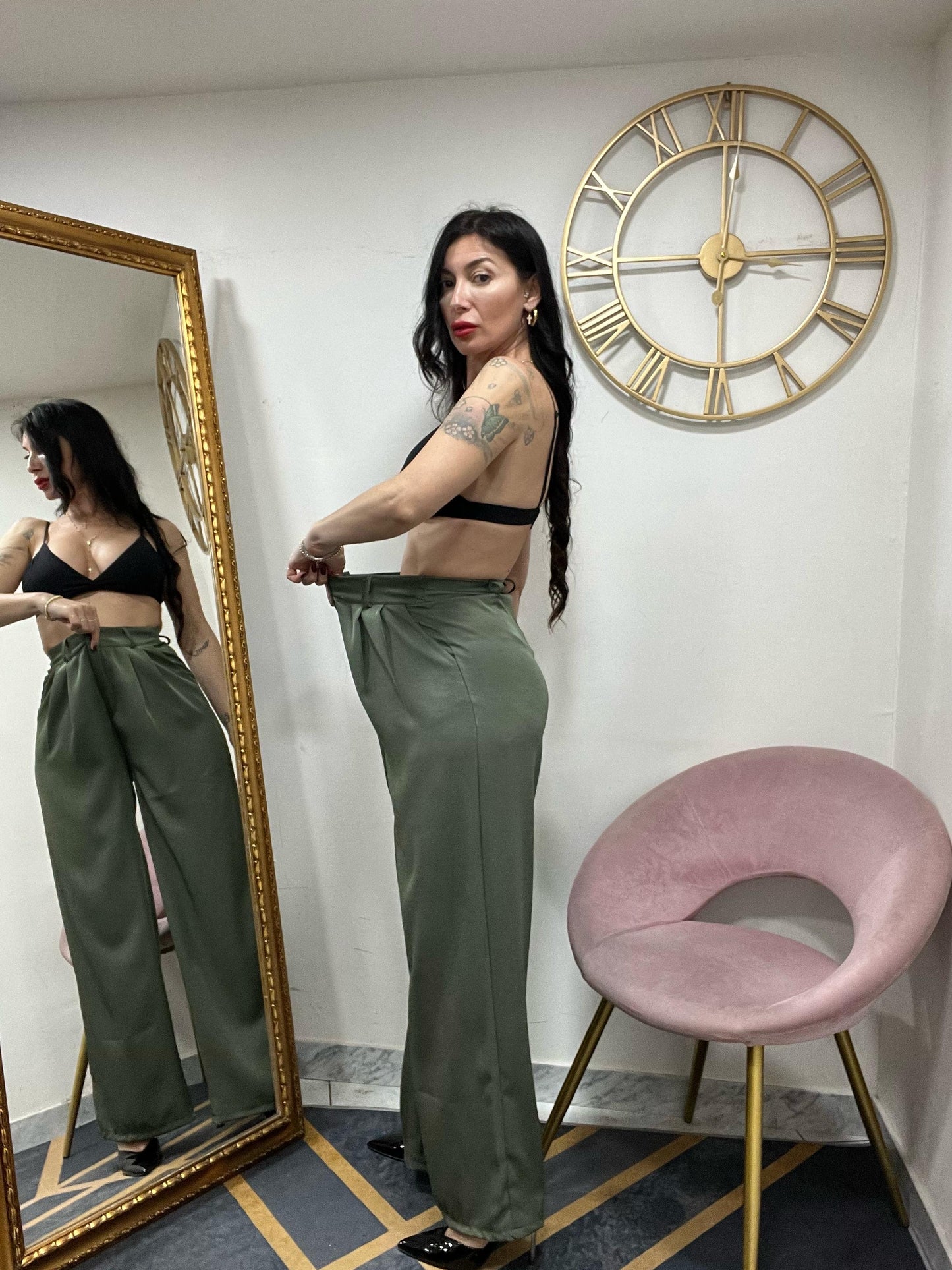 Tailleur satin 906
