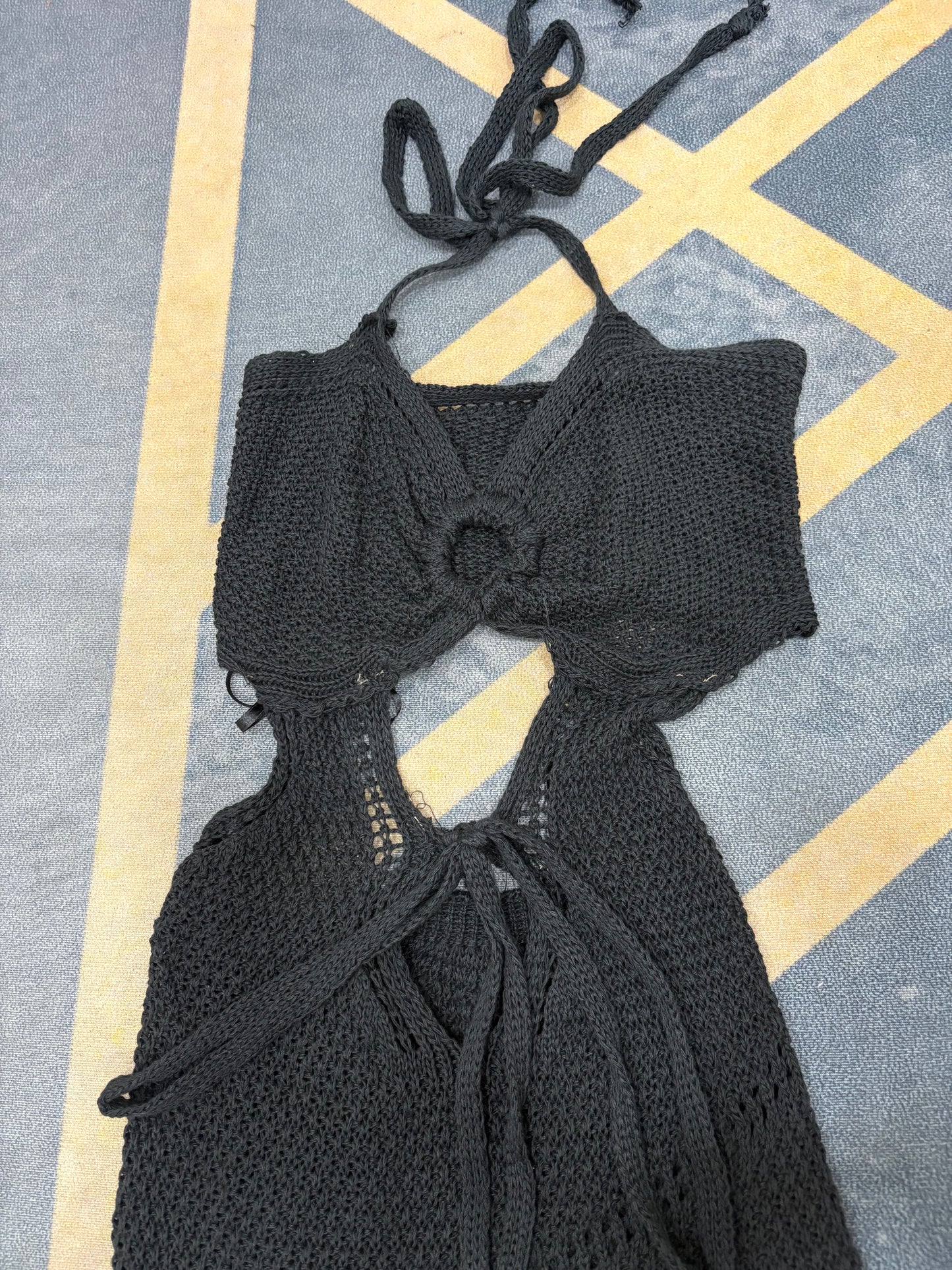 Dress copricostume uncinetto fascia 245