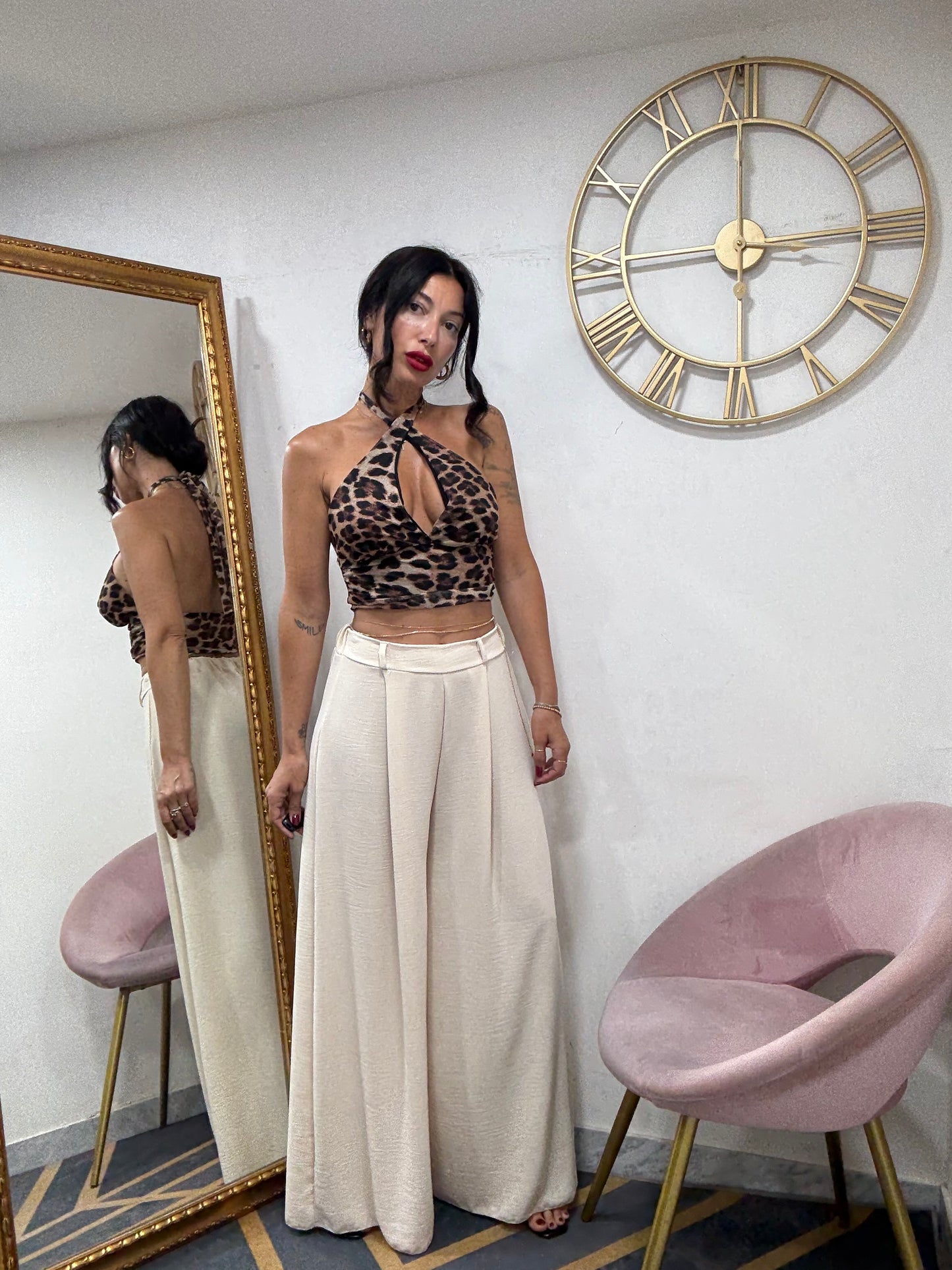 Top crop triangolo 155