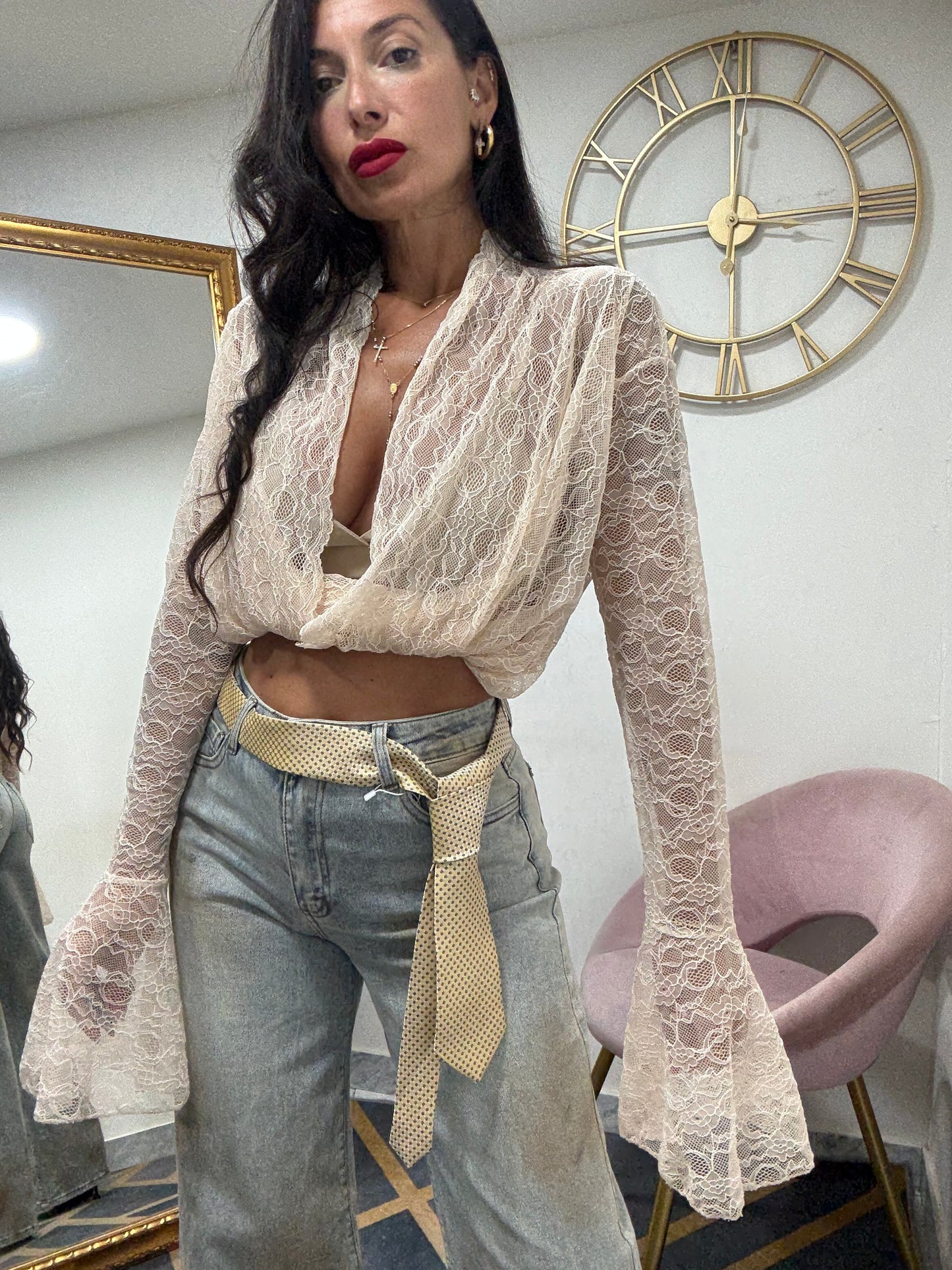 Jeans cravatta