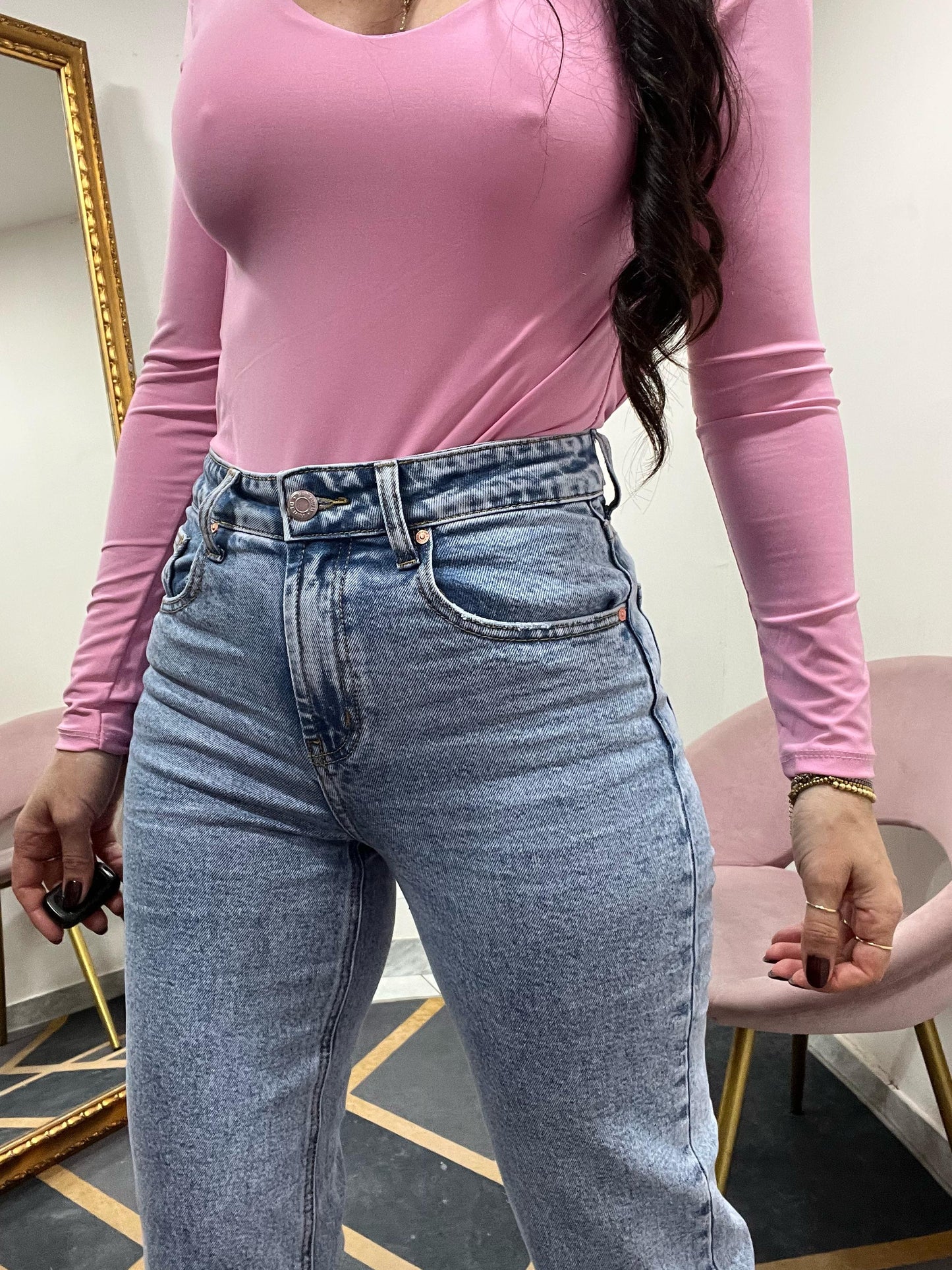 Jeans gamba diritta