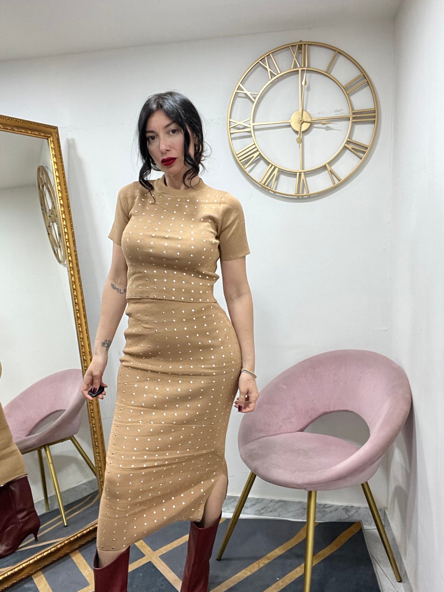 Coord borchiato 004