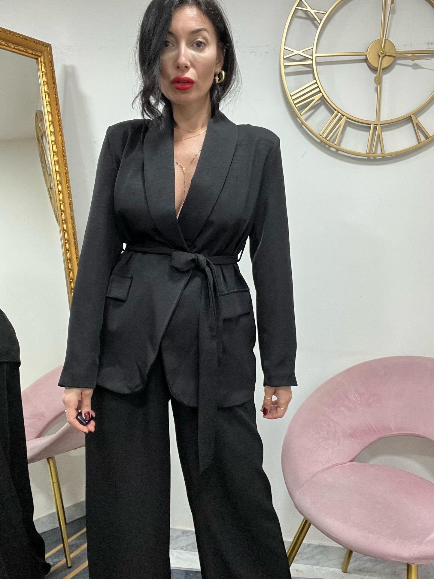 Tailleur satin 906