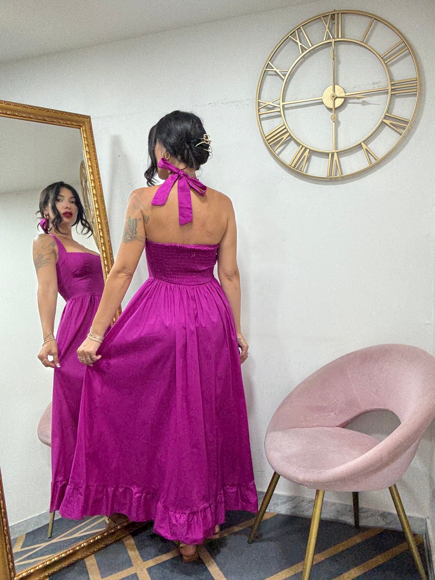 Dress gonna bottoni 550
