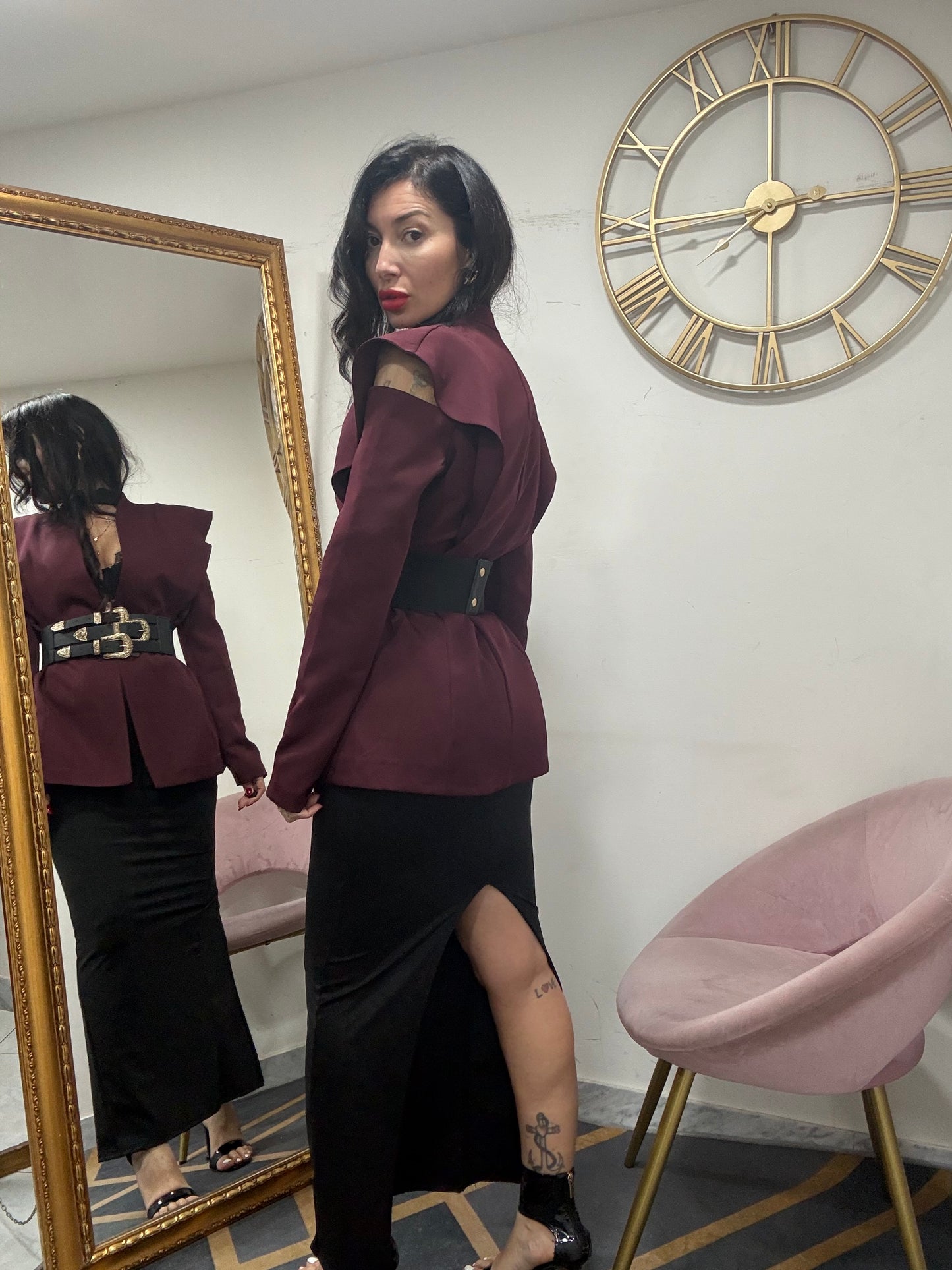 Giacca buco spalle 090