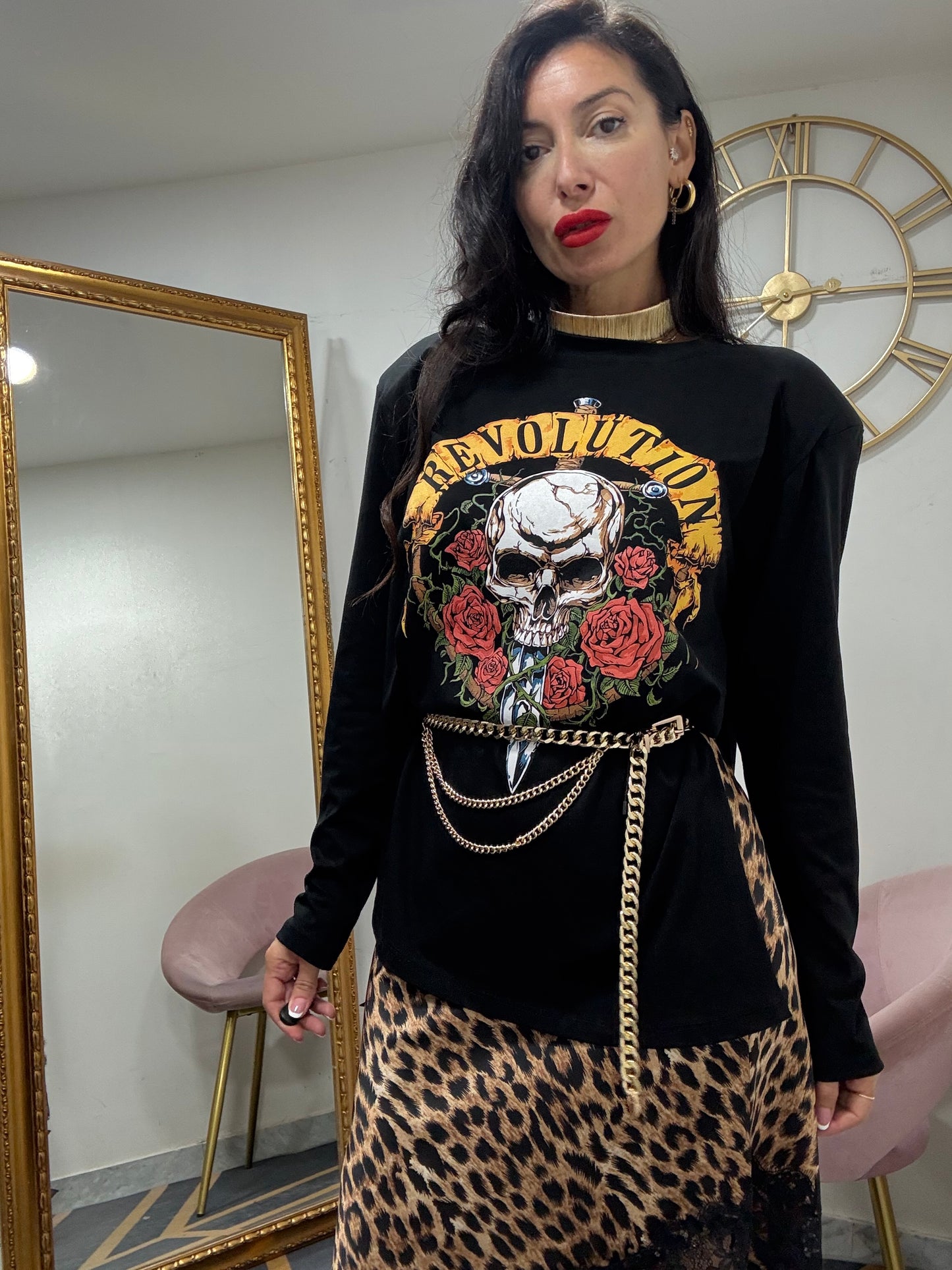 Cinta doppia catena fibia