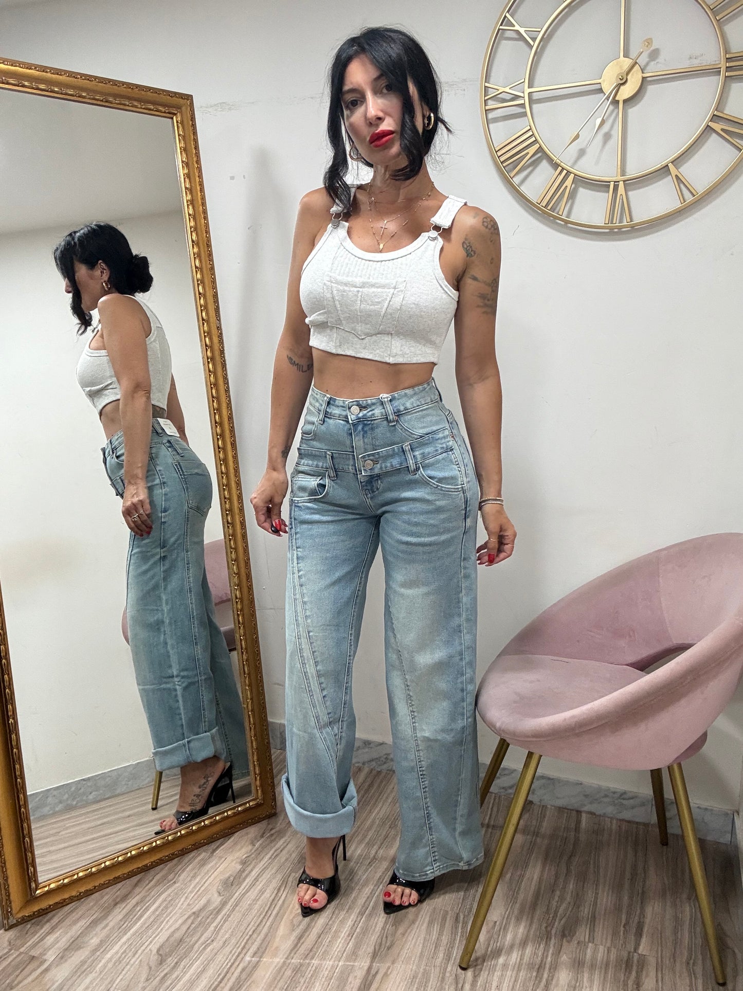 Jeans doppio bustino 819