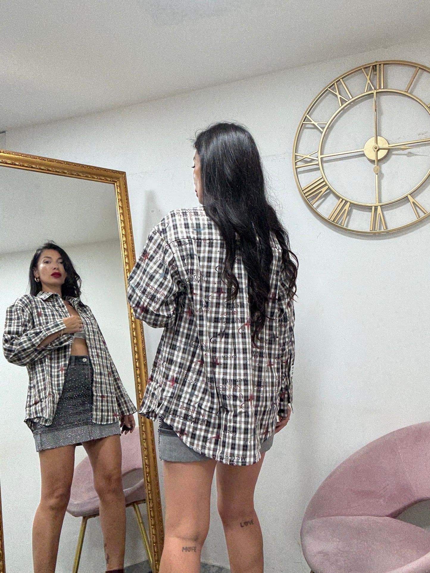 Camicia quadri 58-2#