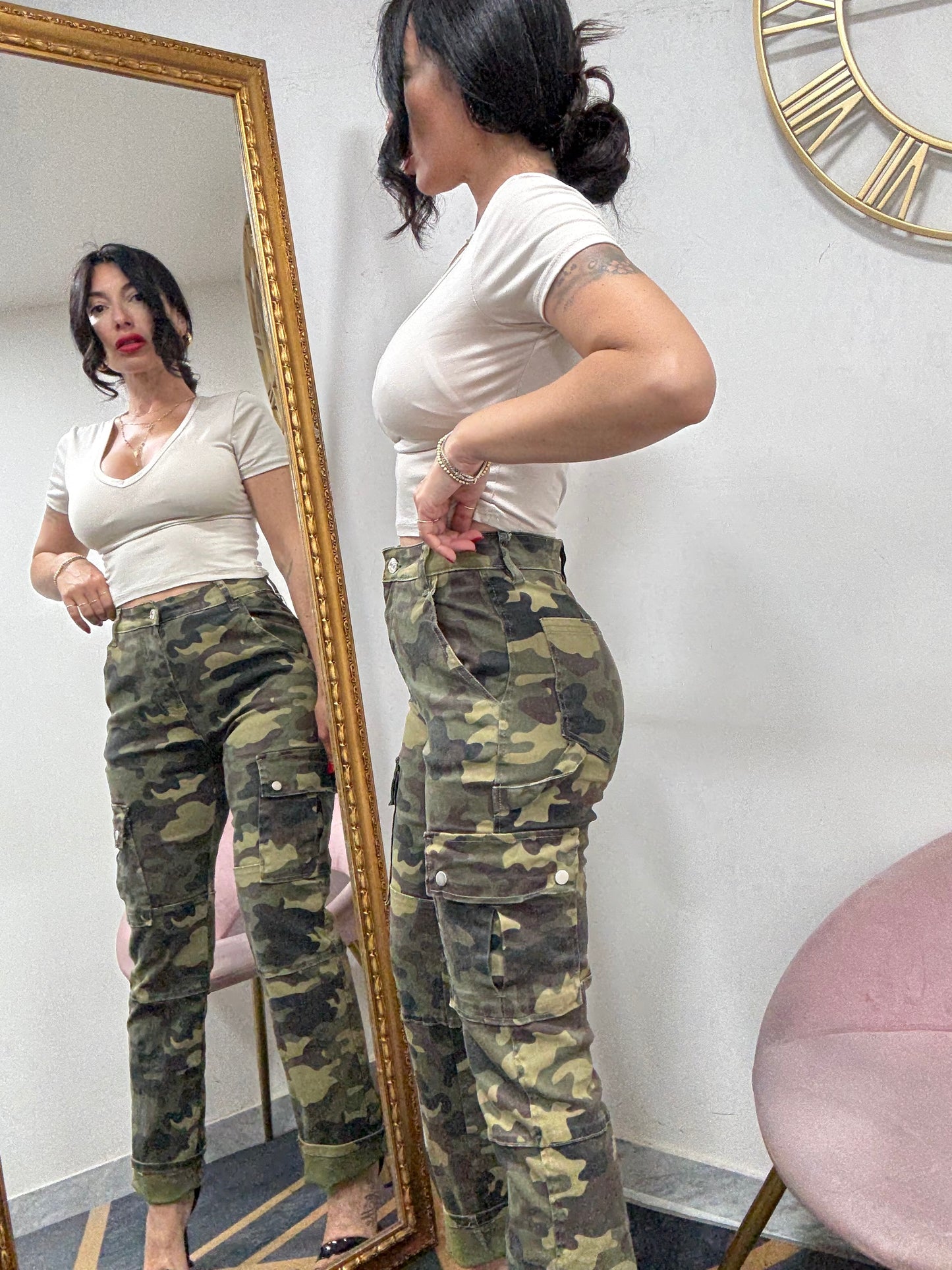 Jeans mimetico cargo 537
