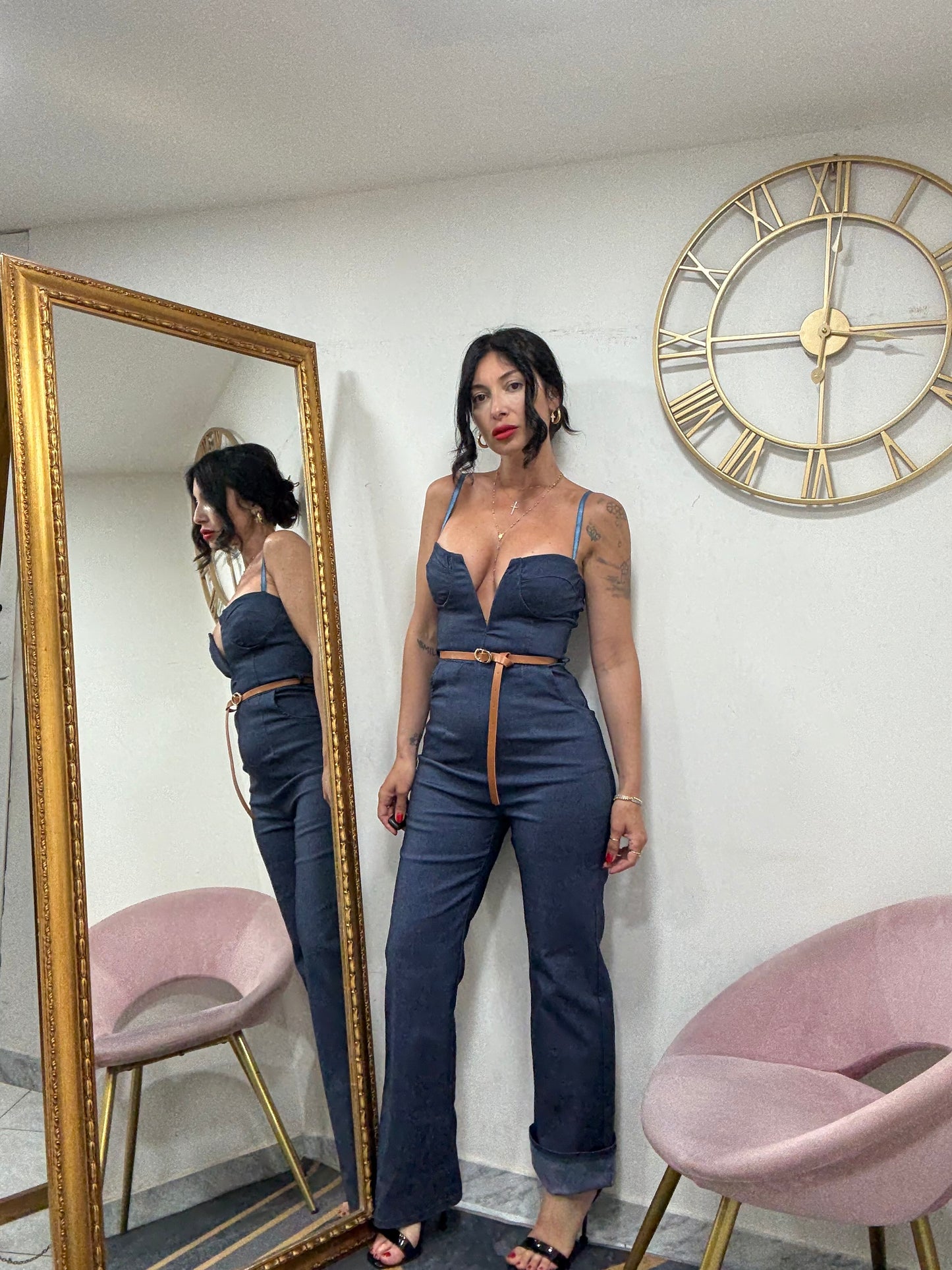 Tuta Denim steccata 563