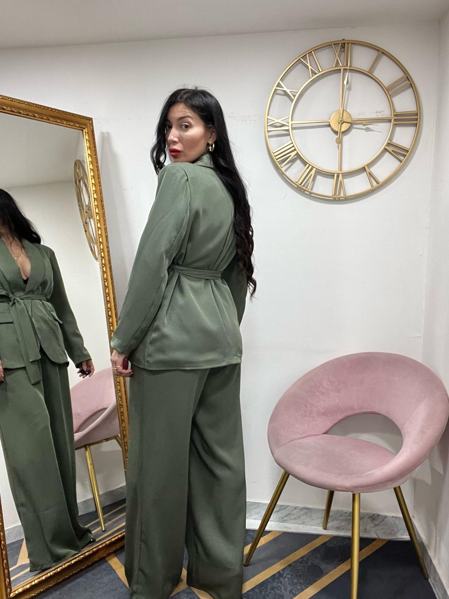 Tailleur satin 906