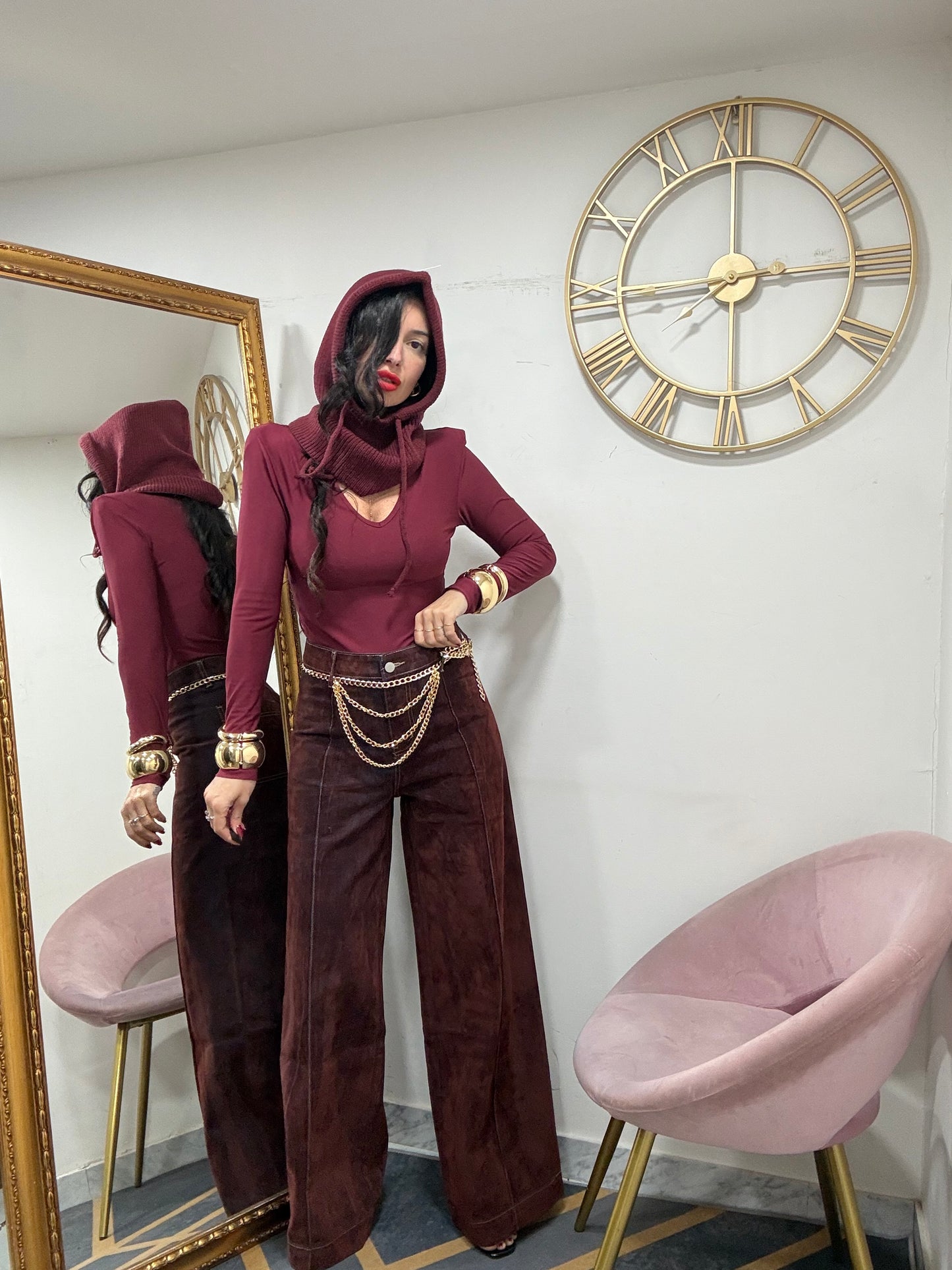 Jeans palazzo velluto 41-1