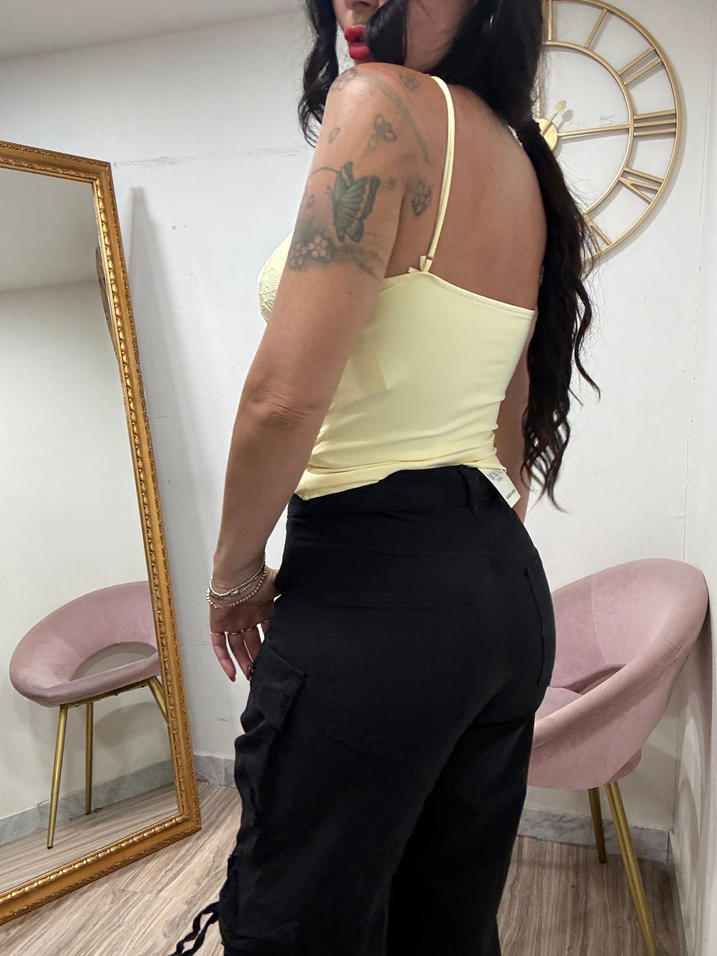 Top triangolo pizzo 48356