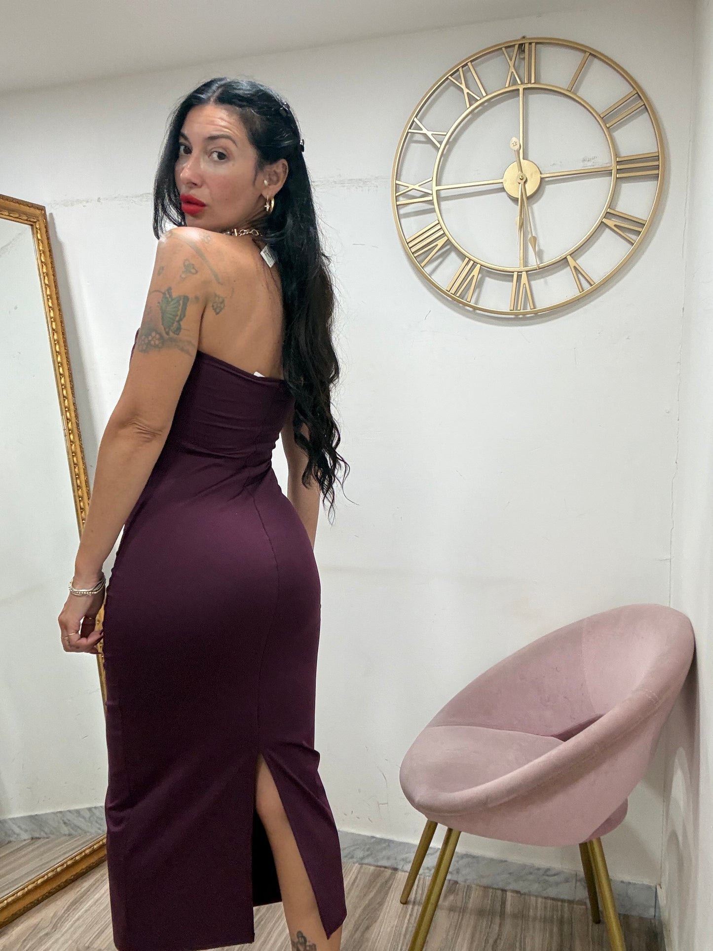 Dress tubino military 49081