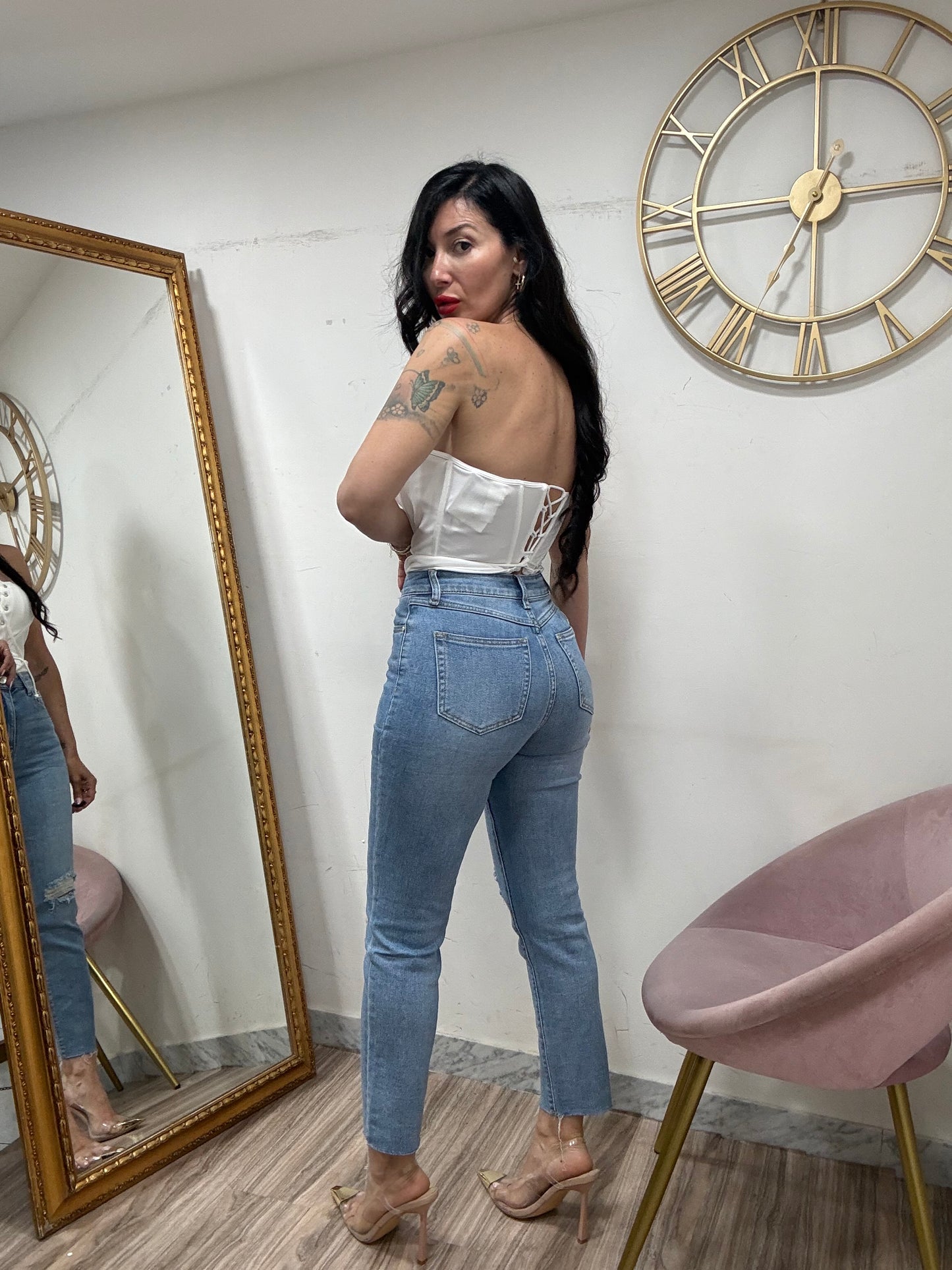 Jeans skinny Capri 2217