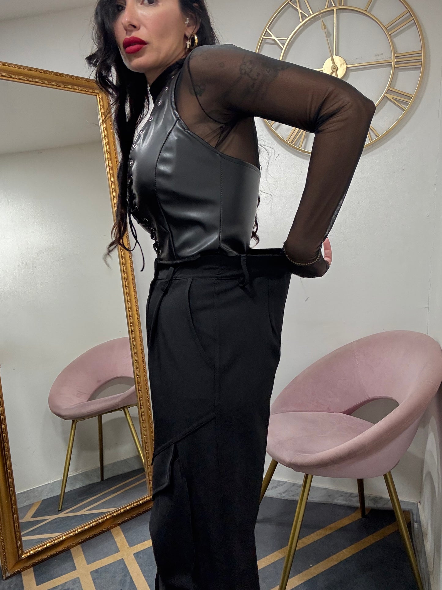 Pantalone classico cargo