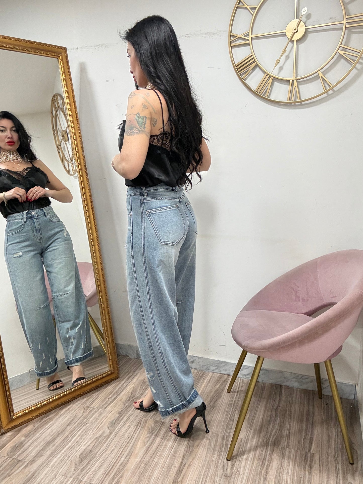 Jeans ballon  rotture 379