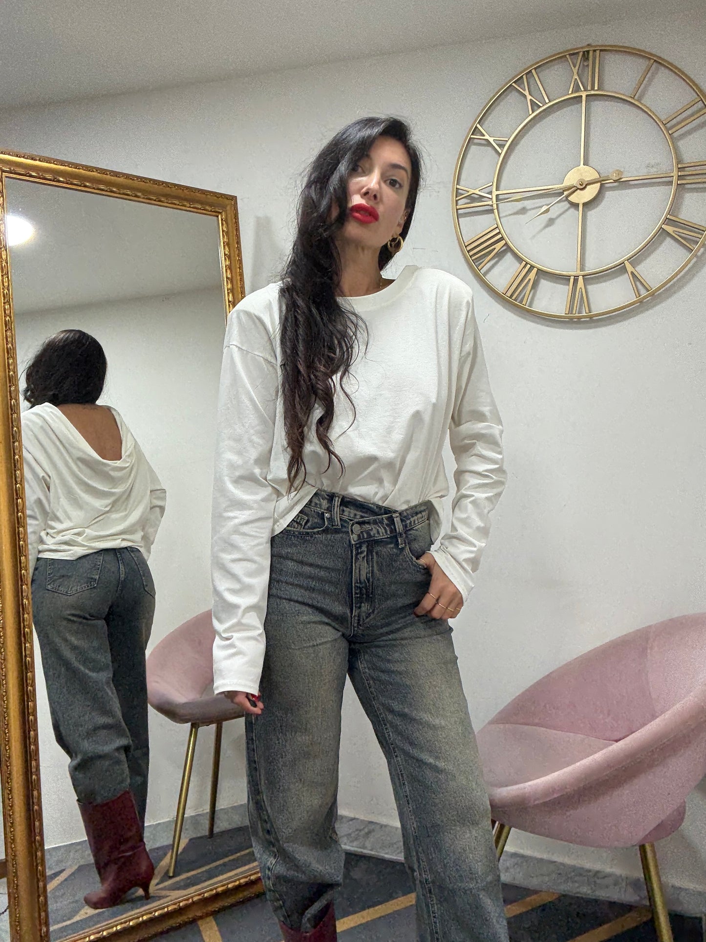 Shirt spalline collo morbido 265