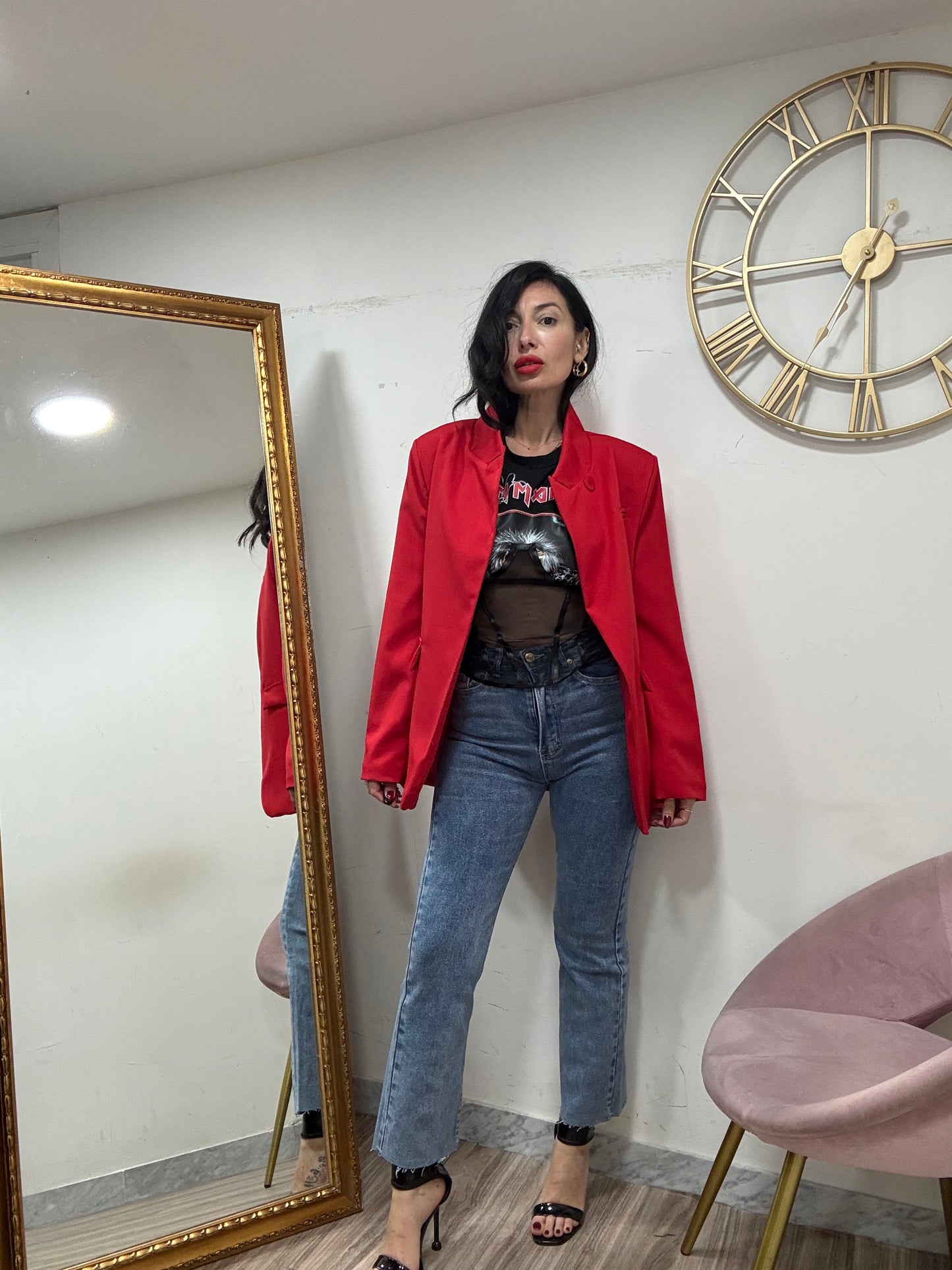 Jeans bottoni caviglia 035