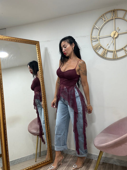 Top balze macramè 13830