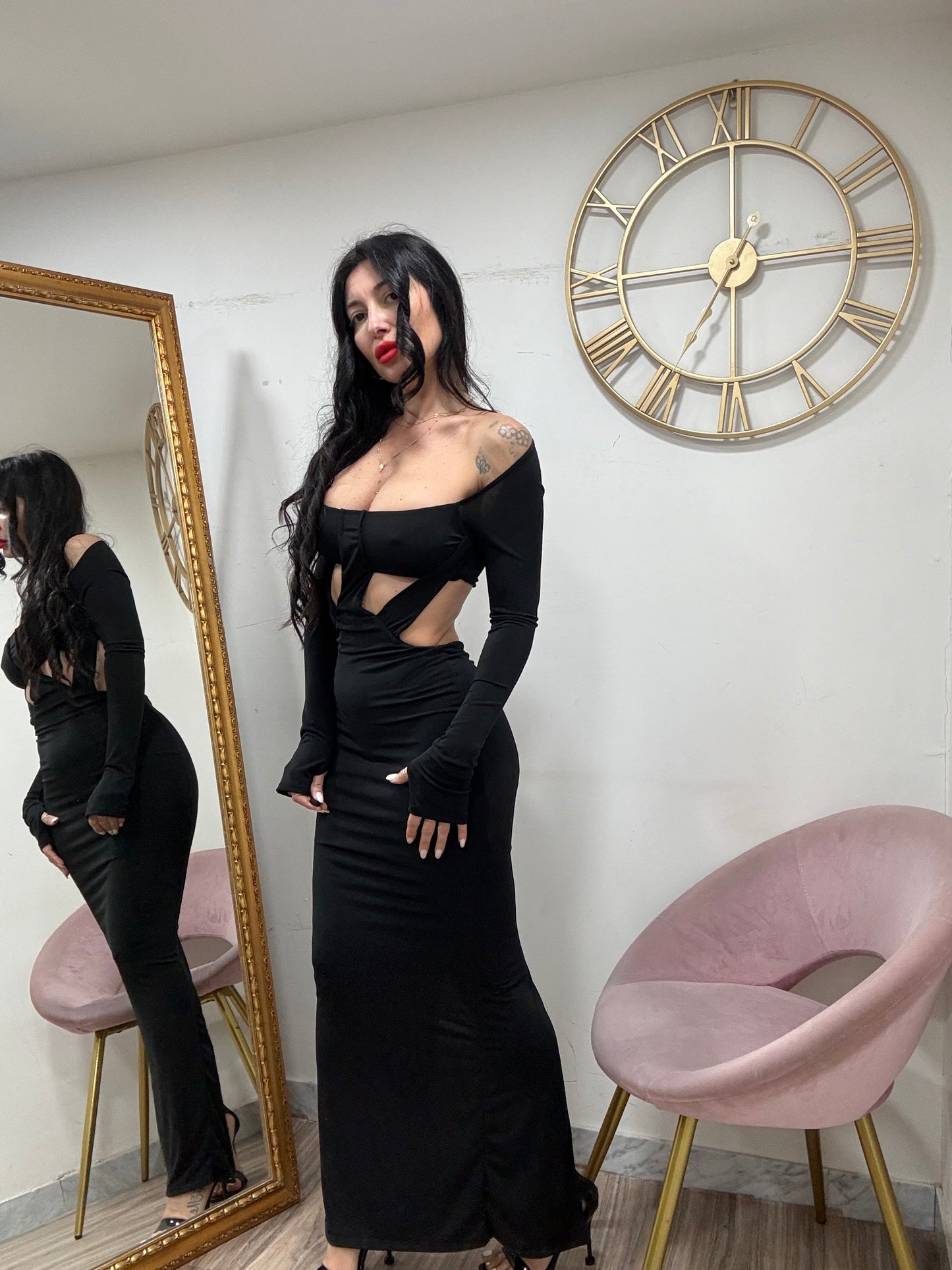 Dress crop con fasce 1973