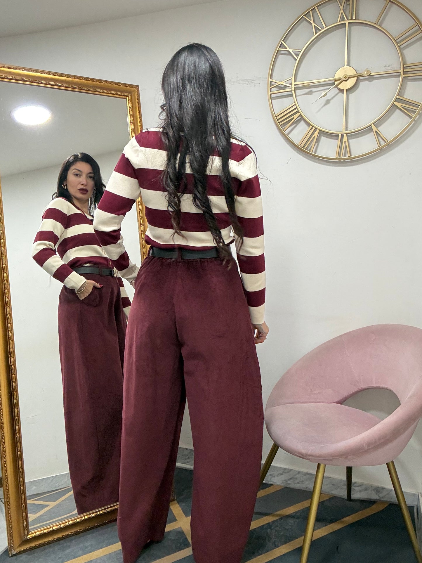 Cardigan righe 114