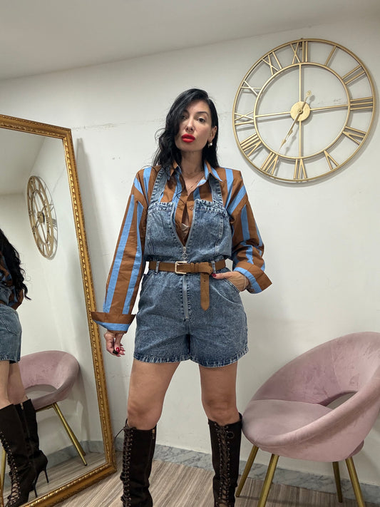 Tutina denim 10720